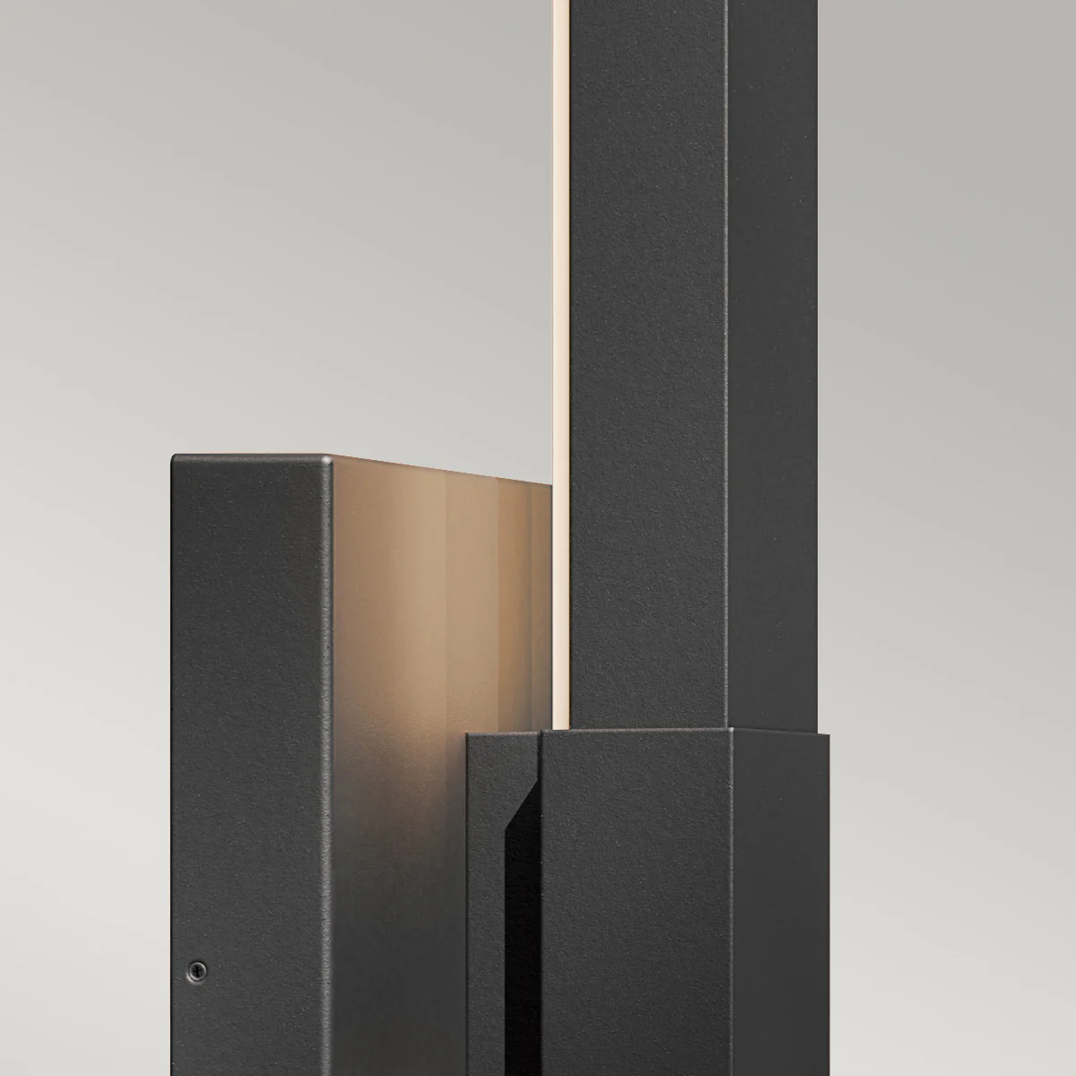 Kichler Nocar LED Exterior Wall Light - Textured Black  IP44 Integrated LED - Image 17