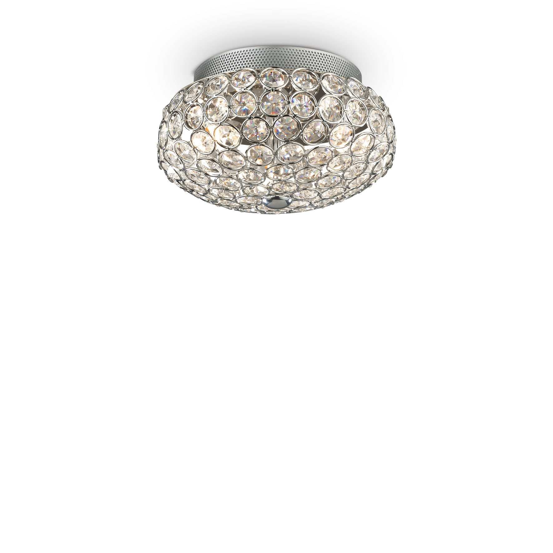 King Flush Light 3/5/9Lt - Chrome/Gold Finish