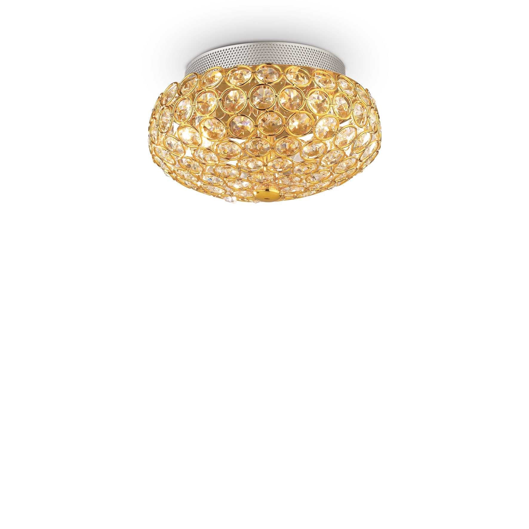 King Flush Light 3/5/9Lt - Chrome/Gold Finish - Image 2