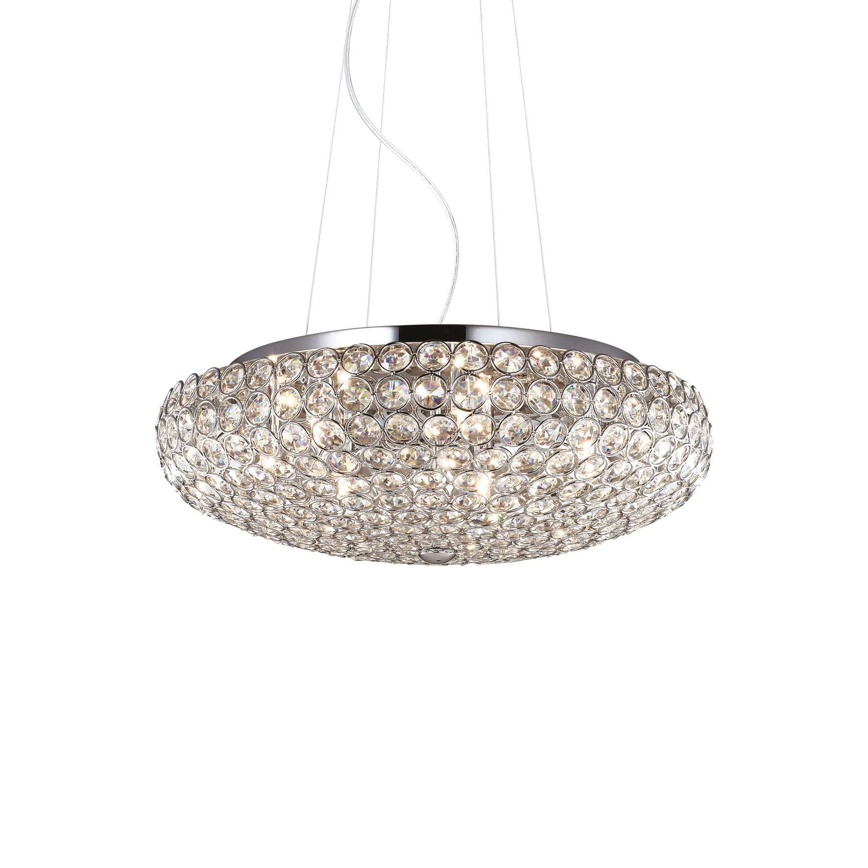 King 9Lt Hanging Light - Chrome Finish