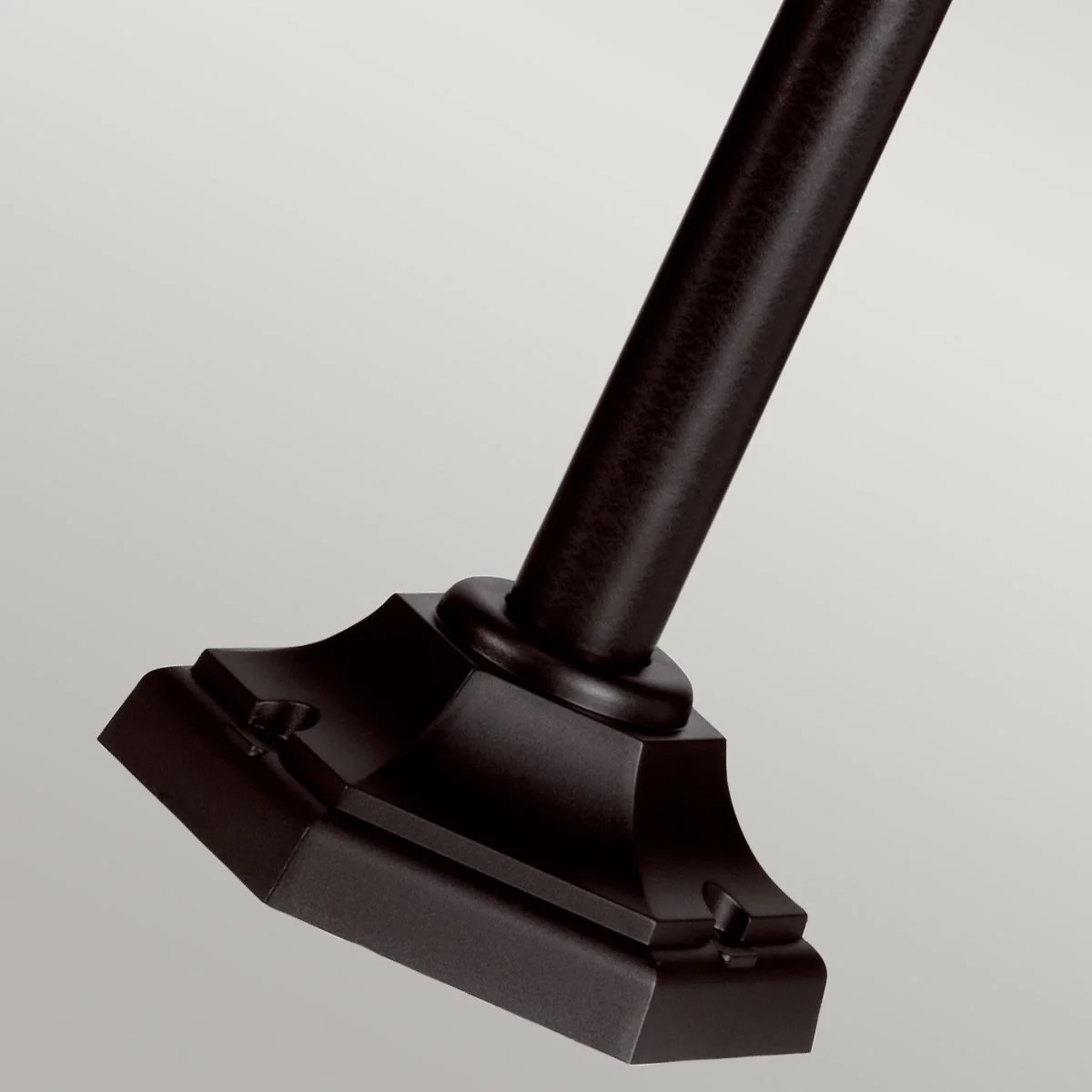 Kinsale 1 Light  Pillar Lantern - Black IP44 E27 - Image 8