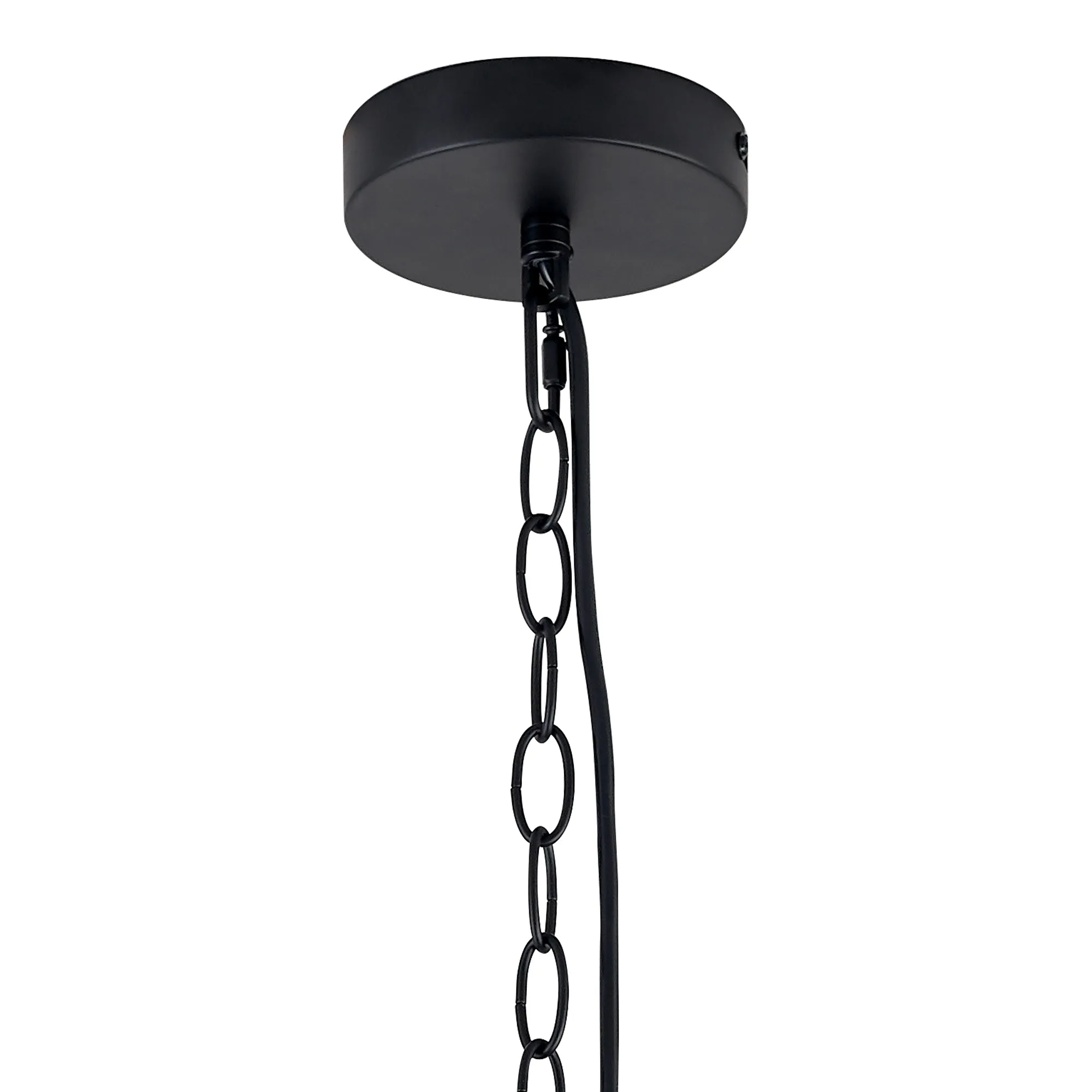 Kudo 12cm Electrical 1 Light Pendant Suspension Kit  E27 (Maximum Load 5kg)- Various Finishes - Image 6