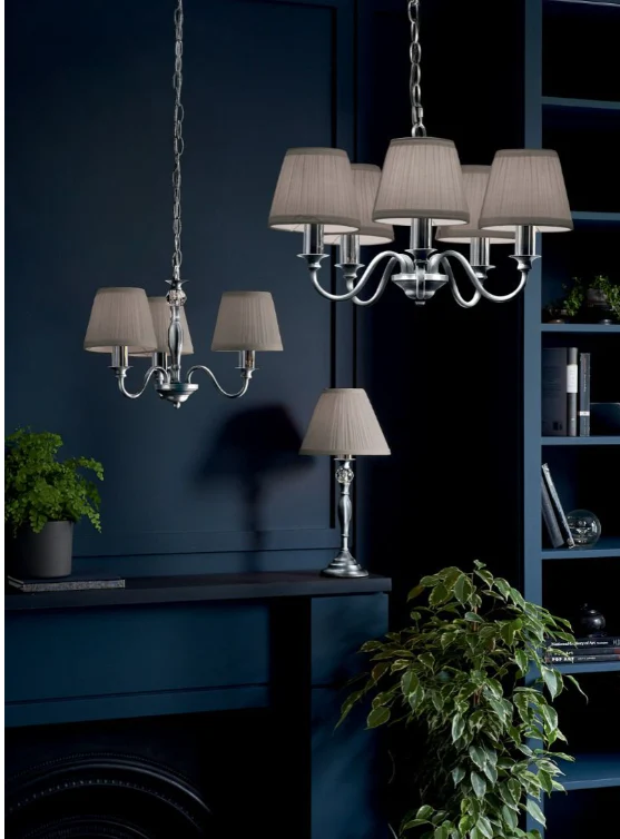 Laura Ashley Ellis 3lt Pendant- Various Finishes - Image 9