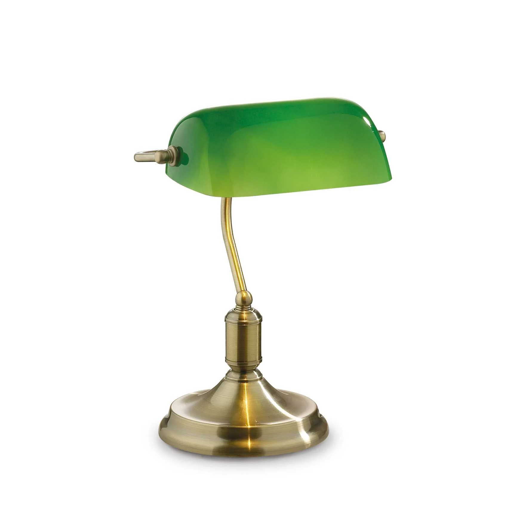 Lawyer Table Lamp - Burnish/Brass Finish