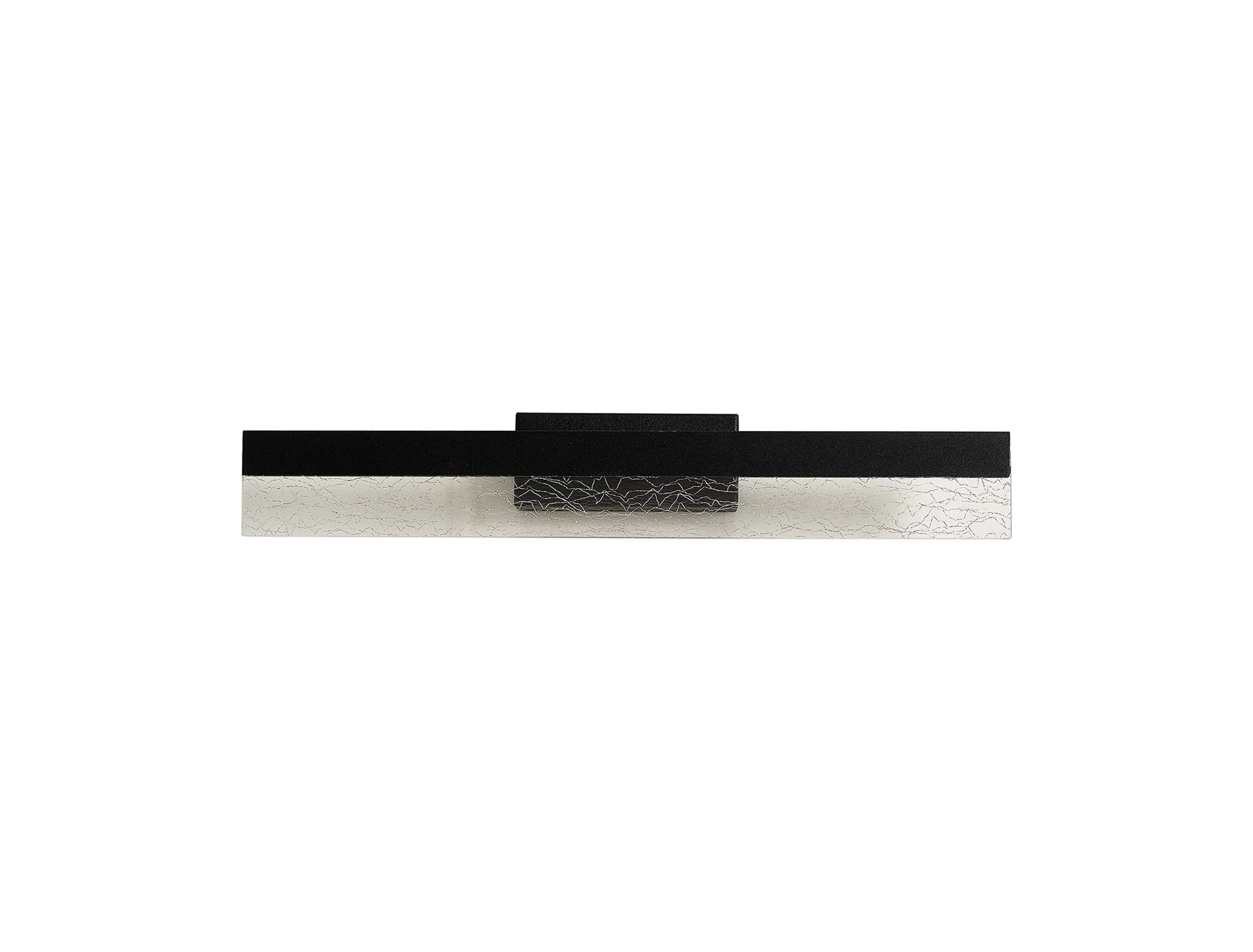 Leon IP44 Bathroom Mirror Light, 8/12W LED, 3000K, 6001000lm, IP44, Sand Black Polished Chrome, 3yrs Warranty