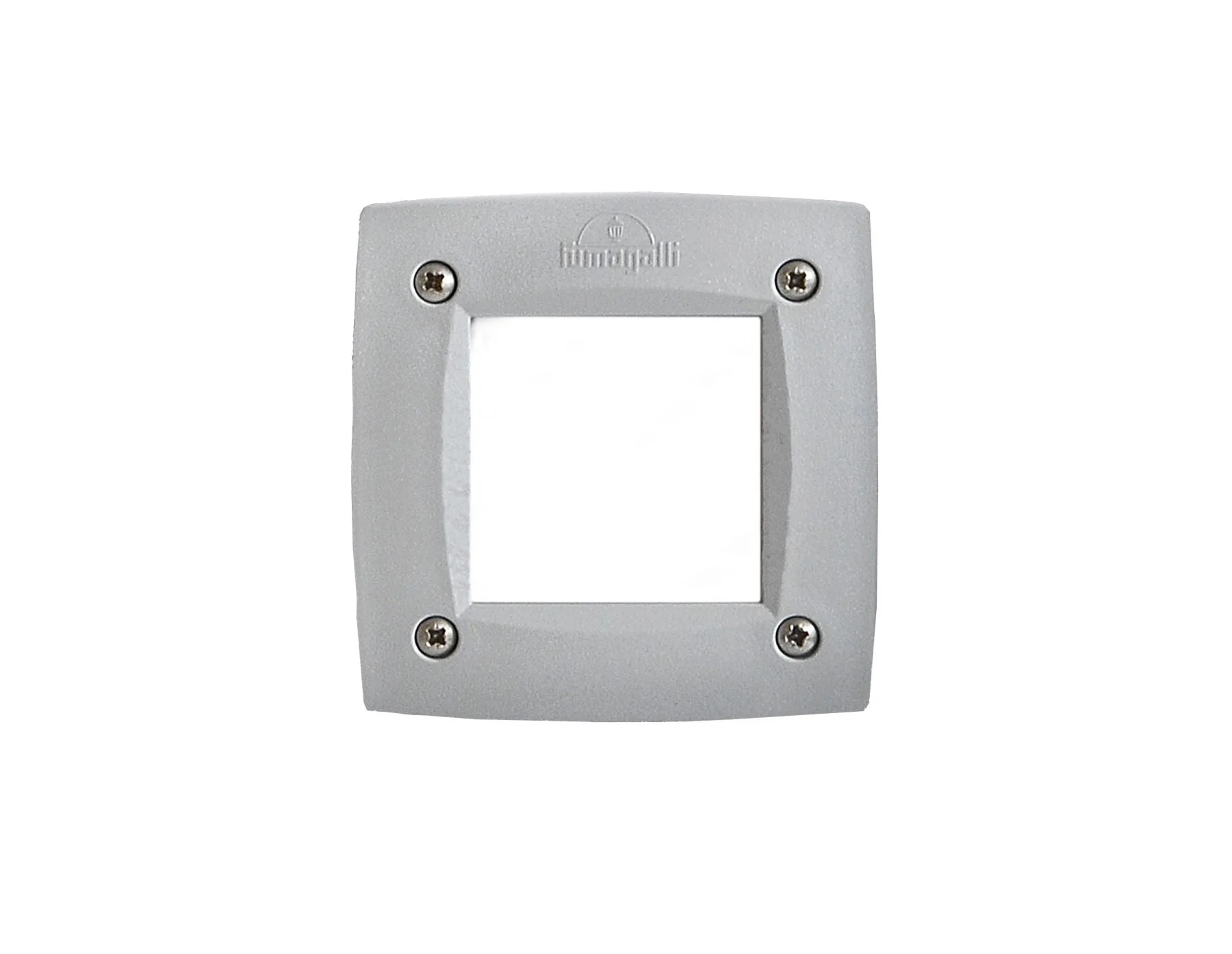 Leti Recessed Wall Light Black & Grey, IP66