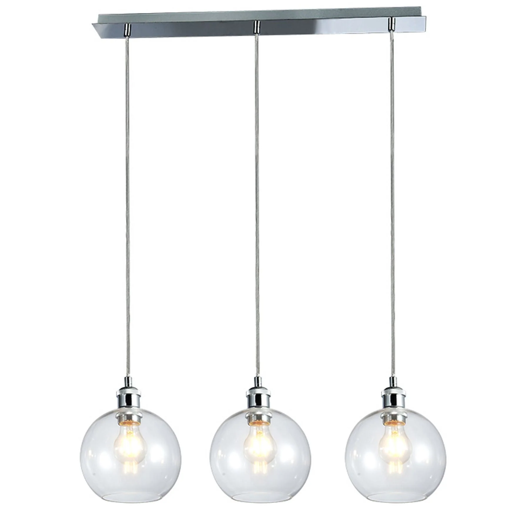Lewis 3/4Lt Bar Pendant - Various Finish
