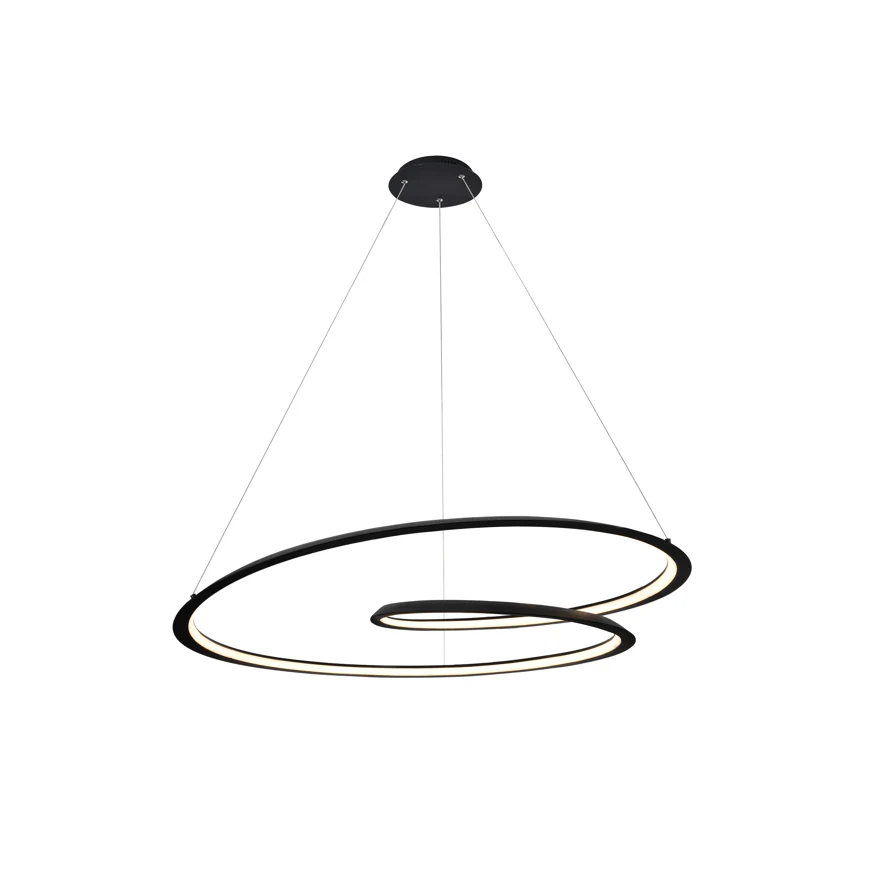 Looping LED Lamp, Black/White in Medium/Large - Image 14