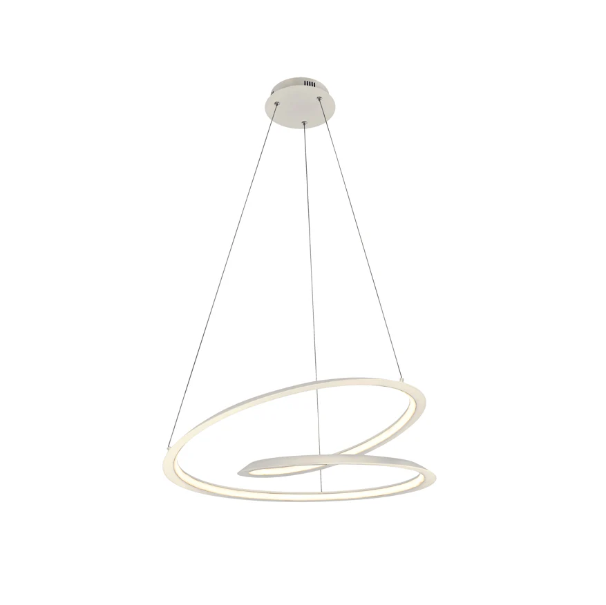 Looping LED Lamp, Black/White in Medium/Large - Image 16