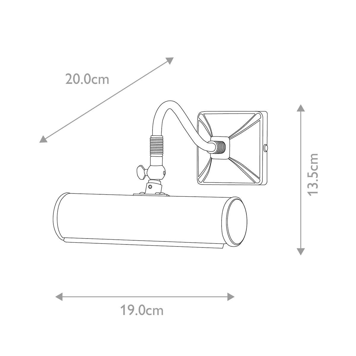 Lucerna Small/Large Picture Light Small - In Various Finishes E14 - Image 10
