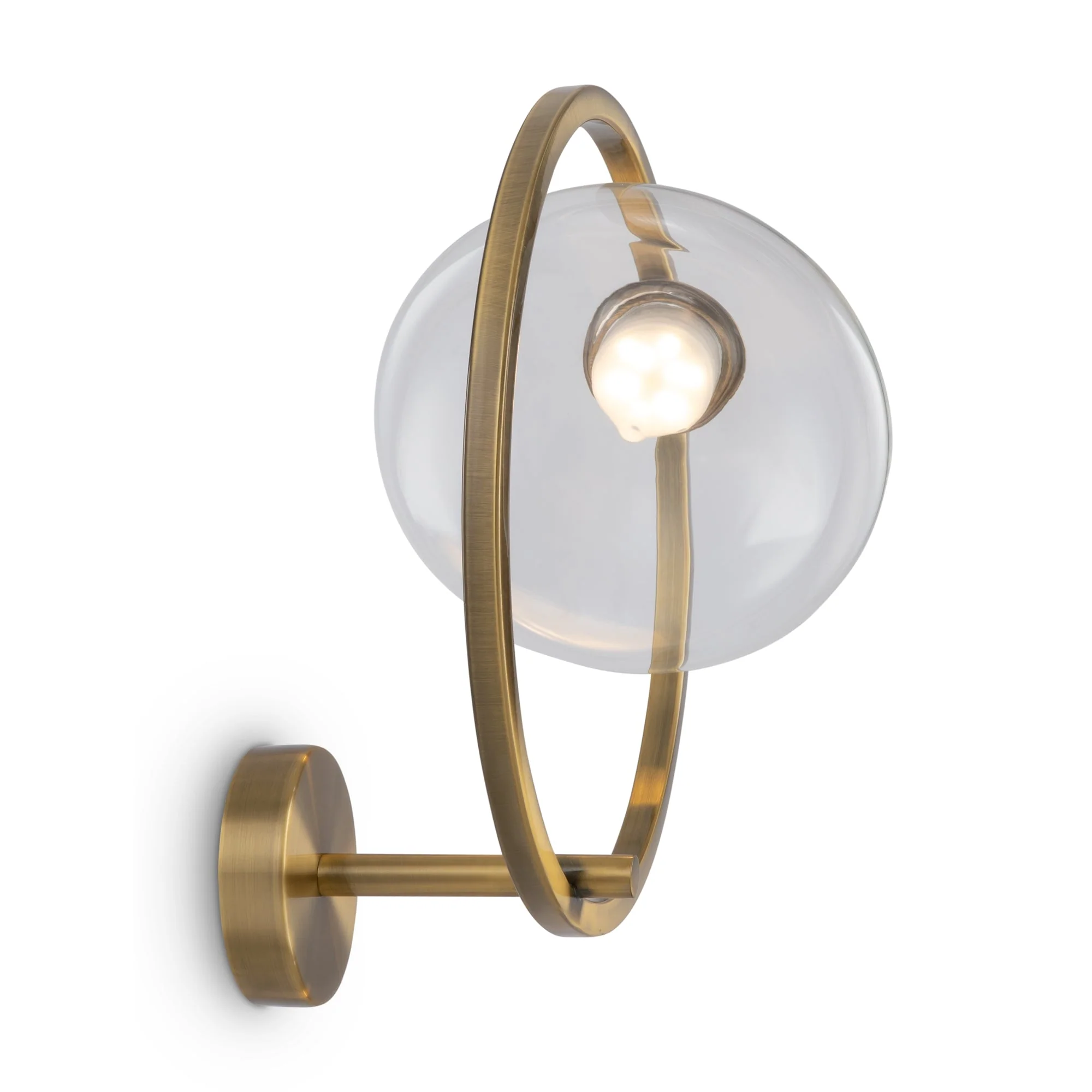 Lunare Wall Light - Brass Finish - Image 12