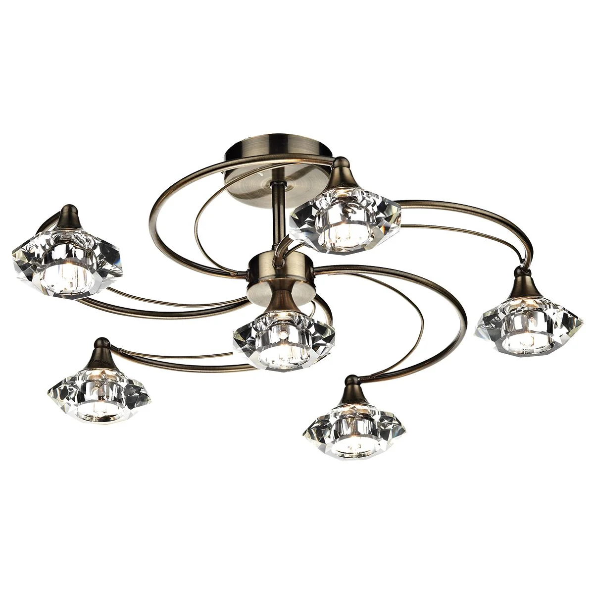 Luther 4/6/10Lt Semi Flush Crystal - Various Finishes - Image 15