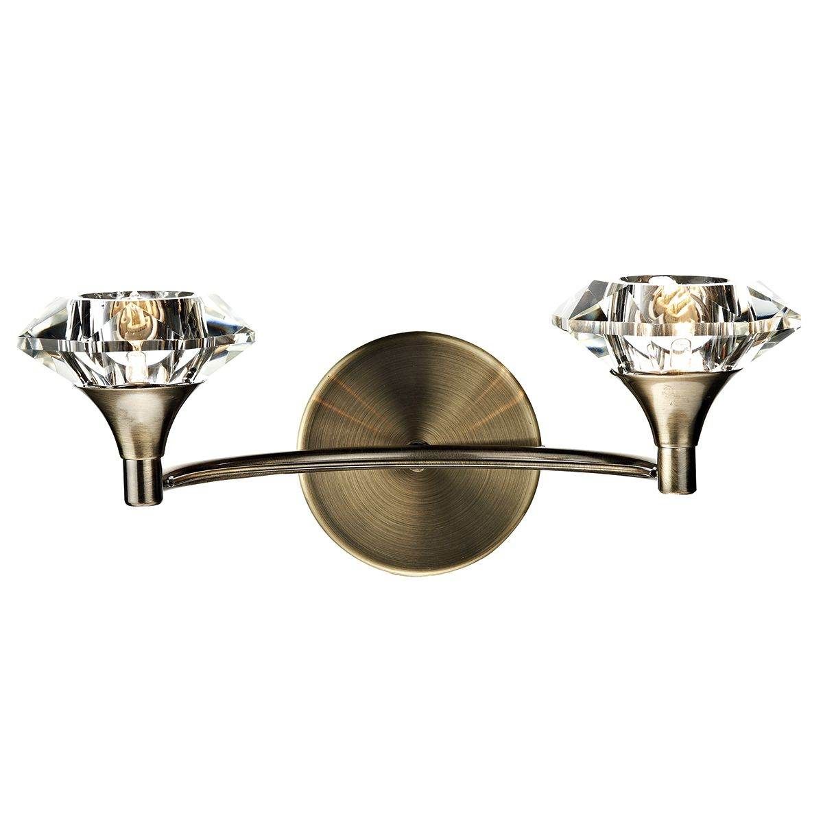 Luther Double Wall Bracket Crystal - Various Finishes