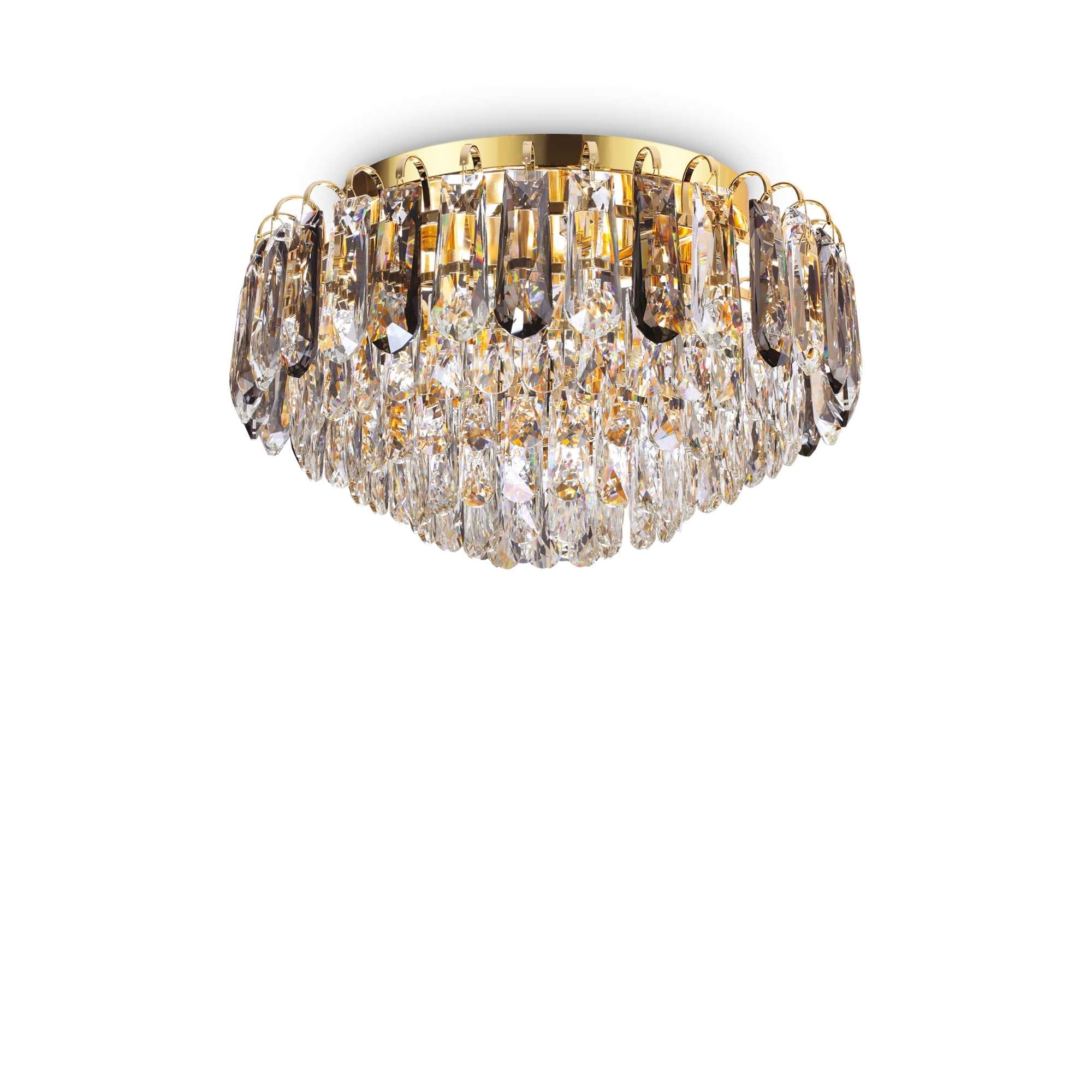 Magnolia Flush Crystal - Gold Finish