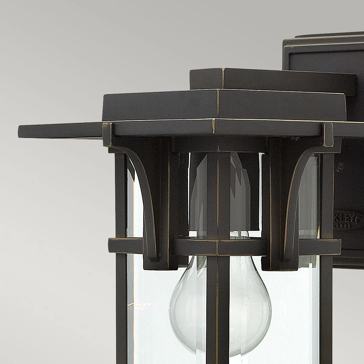 Manhattan 1Lt Small/Medium/Large Outdoor Wall  Light - Oil Rubbed Bronze IP44 - Image 2