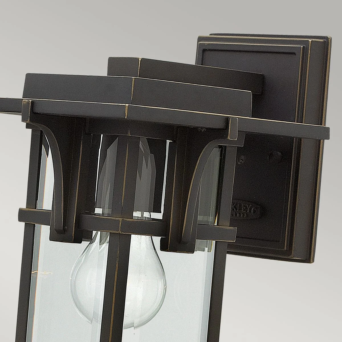 Manhattan 1Lt Small/Medium/Large Outdoor Wall  Light - Oil Rubbed Bronze IP44 - Image 3