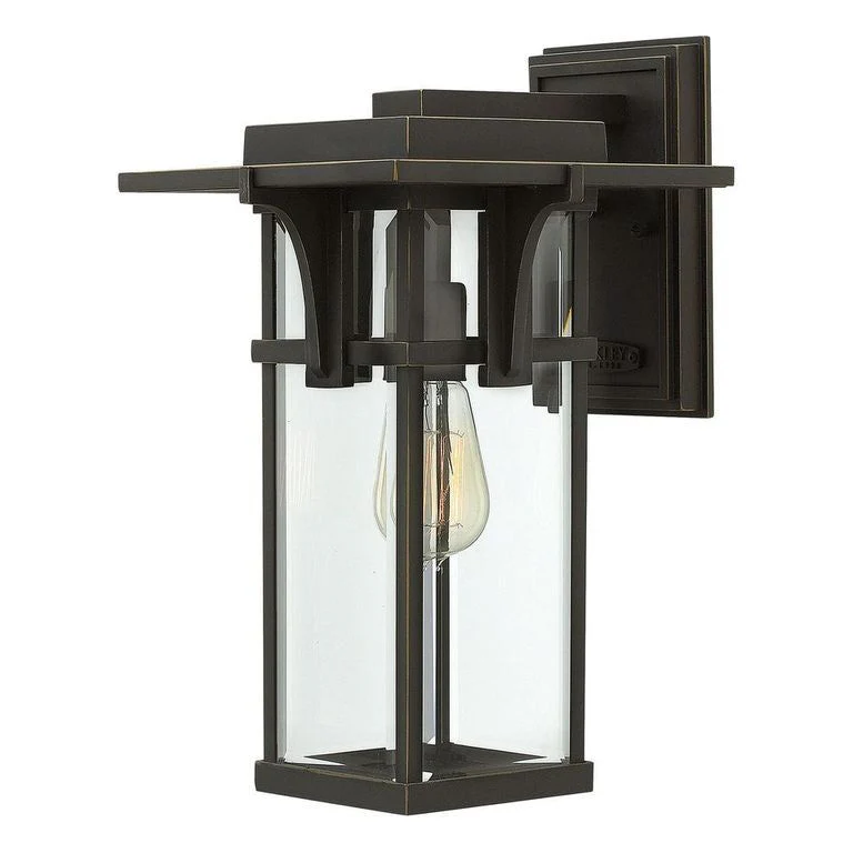 Manhattan 1Lt Small/Medium/Large Outdoor Wall  Light - Oil Rubbed Bronze IP44 - Image 5