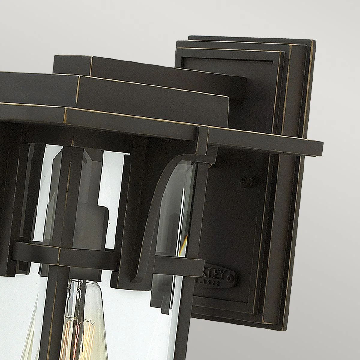 Manhattan 1Lt Small/Medium/Large Outdoor Wall  Light - Oil Rubbed Bronze IP44 - Image 8