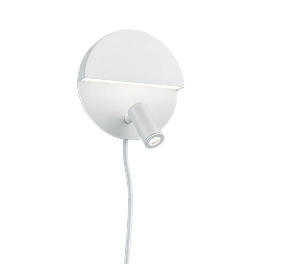 Mario 2Lt Reading Light - White/Black
