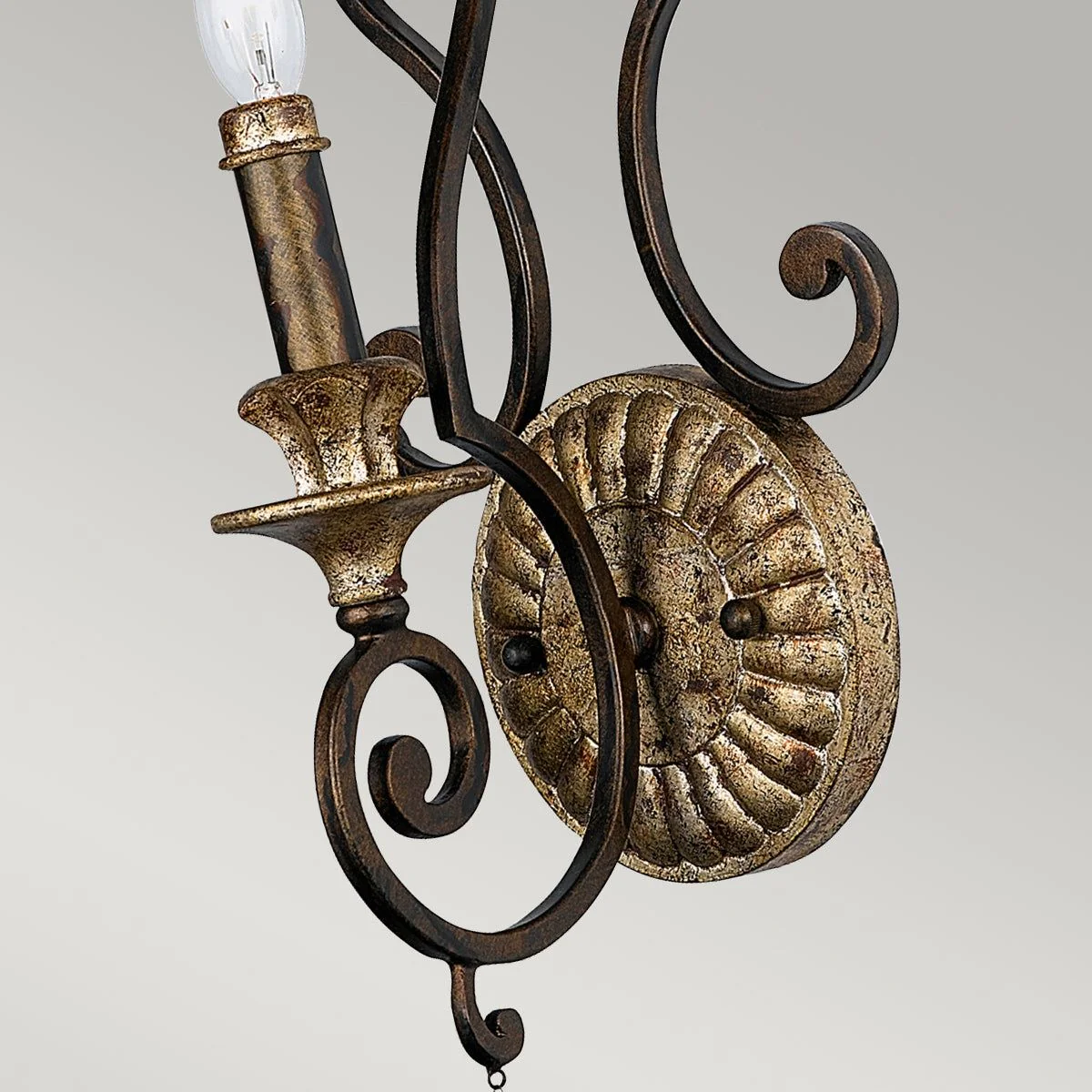 Marquette 1Lt Wall Light - Heirloom Finish - Image 2