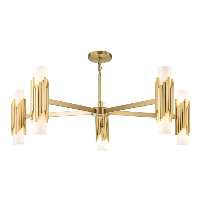 Marvele 6/8/10 Lt Chandelier - Aged Brass