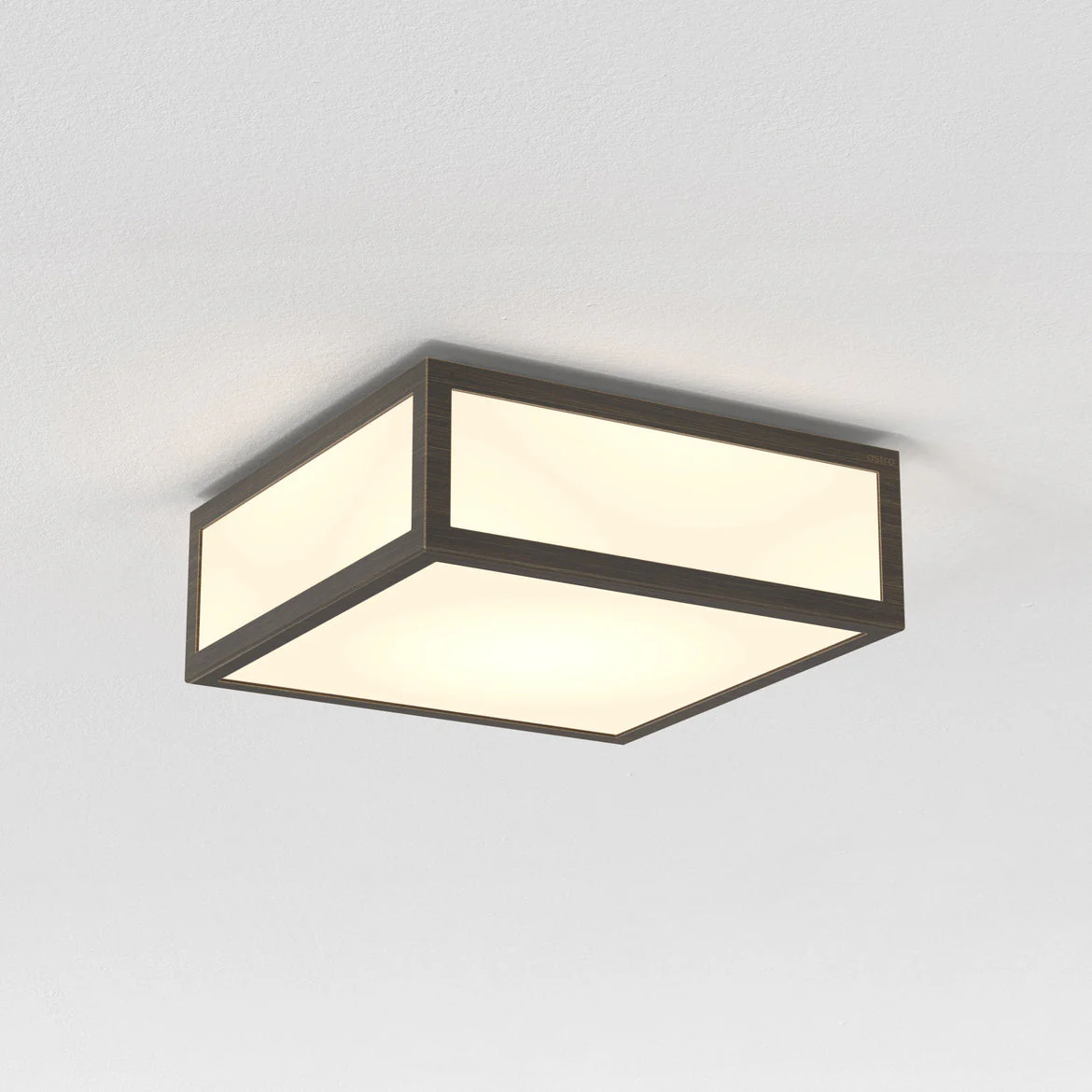 Mashiko IP44 Bathroom Light - Polished Chrome/Bronze Square/Round