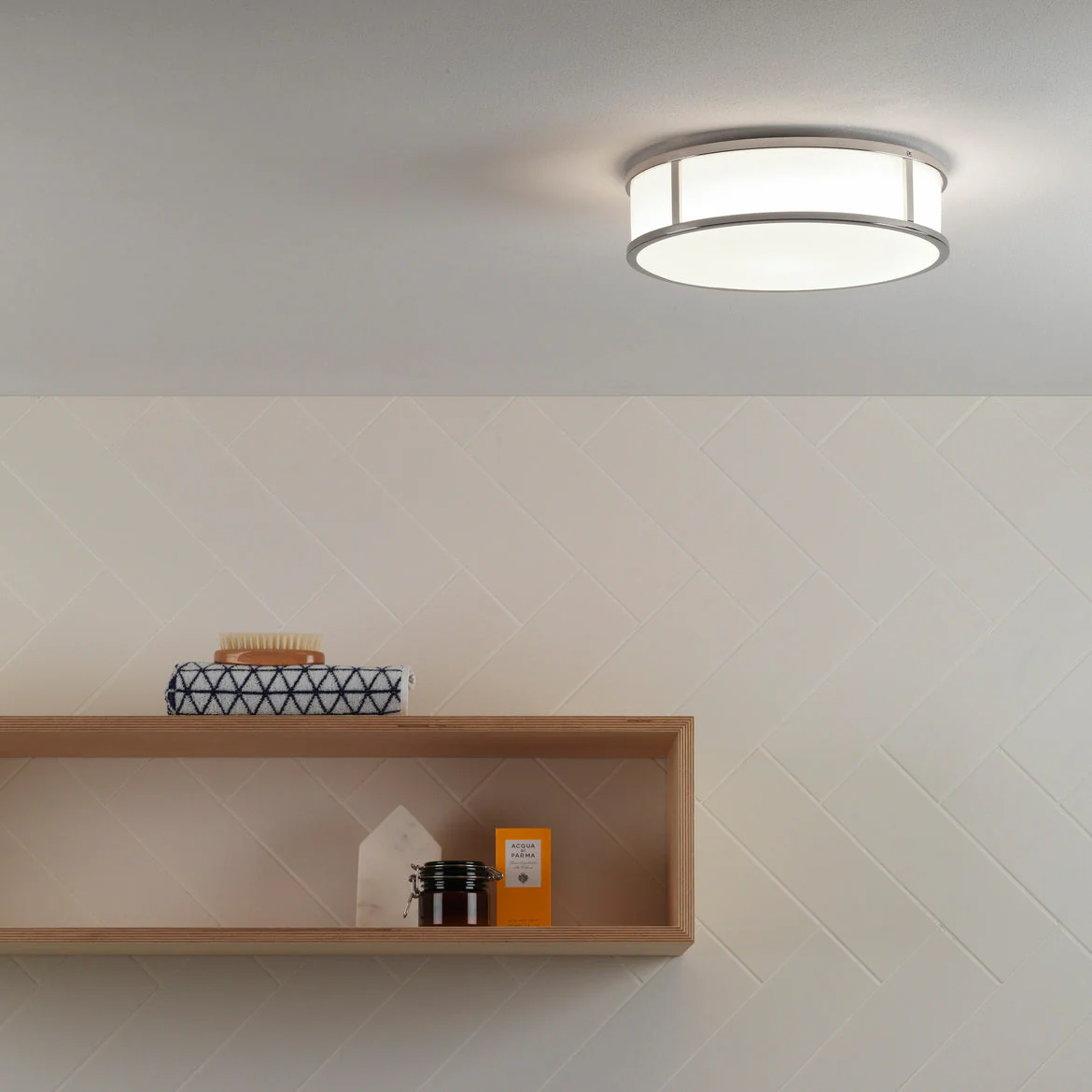 Mashiko IP44 Bathroom Light - Polished Chrome/Bronze Square/Round - Image 36