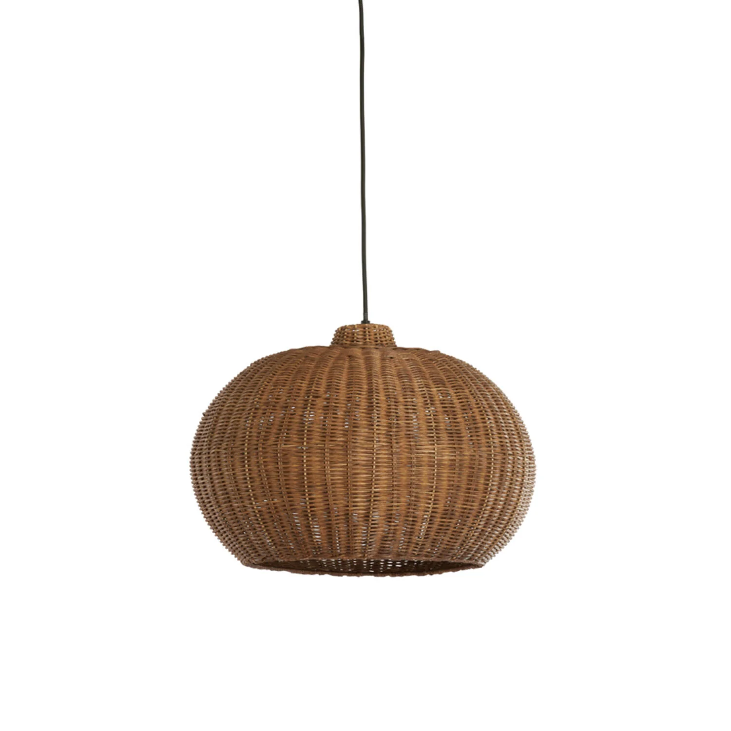Melzor Hanging Lamp - Rattan Dark Brown