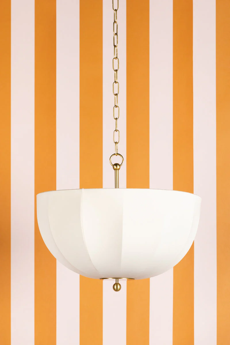 Meshelle 1Lt Flush Mount - Brass - Image 4