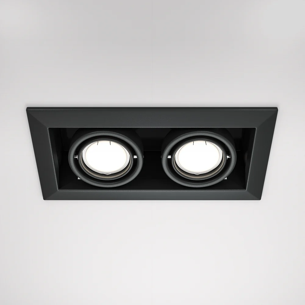 Metal Modern GU10 Recessed Downlight- Black/ White Finishes