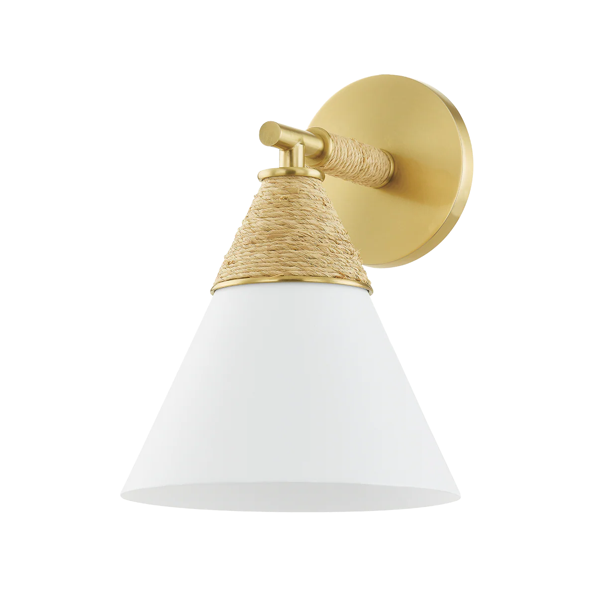 Mica 1Lt Wall Sconce - Brass