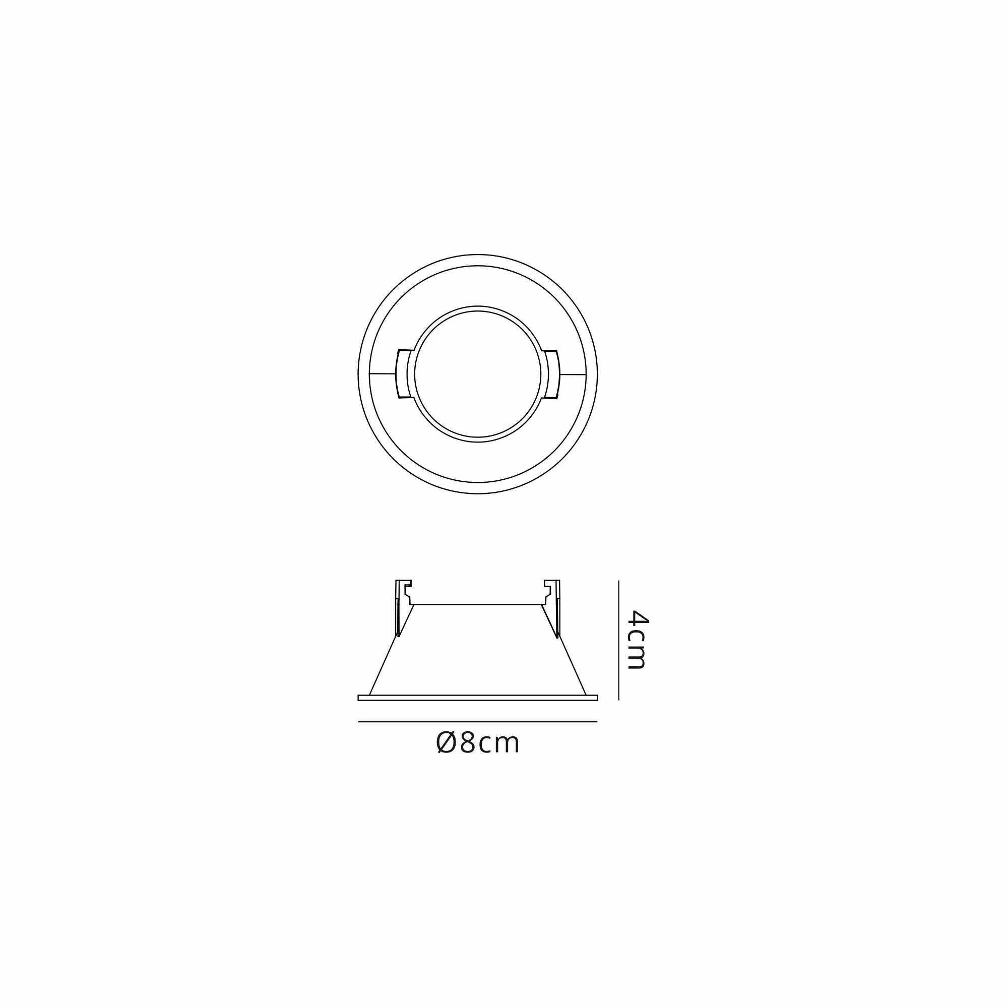 Mila 4CCT IP65 Fire-Rated Trimless Downlight - Various Colours - Image 6