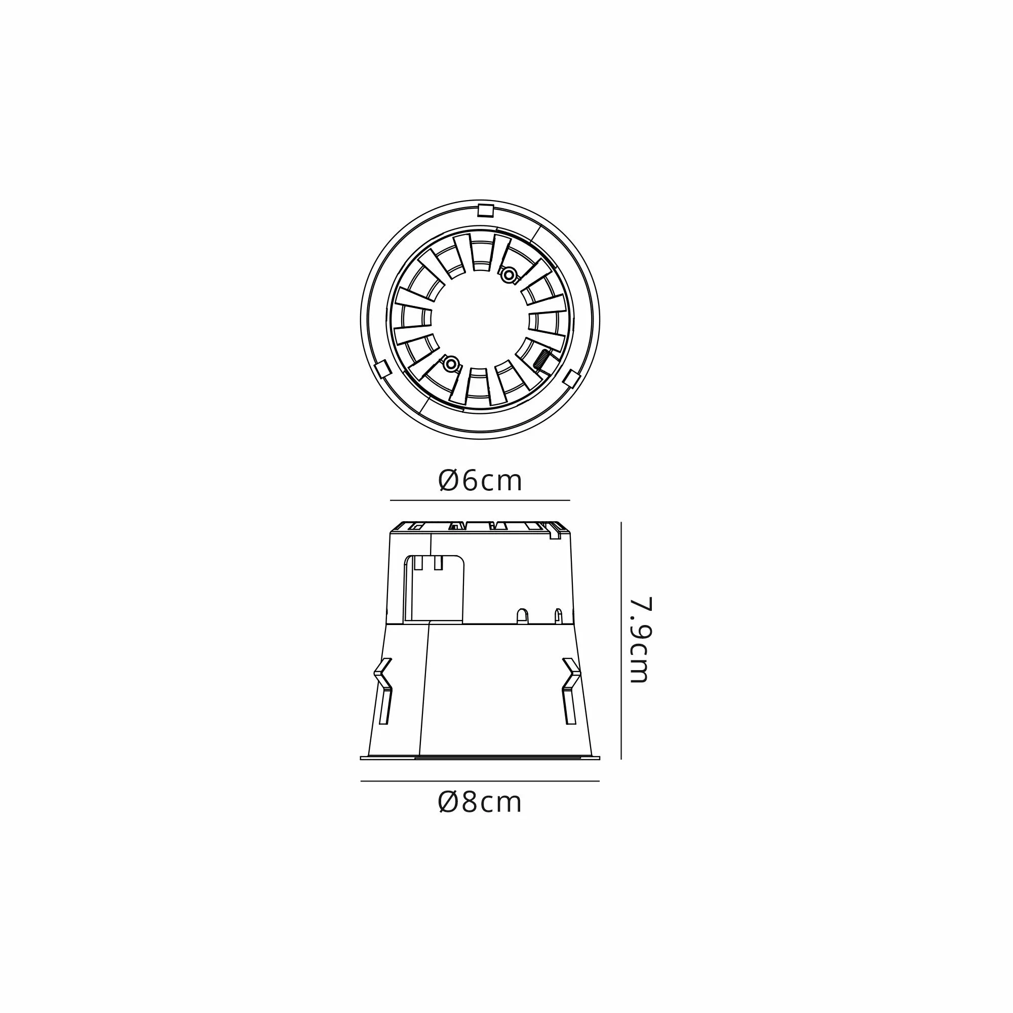 Mila 4CCT IP65 Fire-Rated Trimless Downlight - Various Colours - Image 7