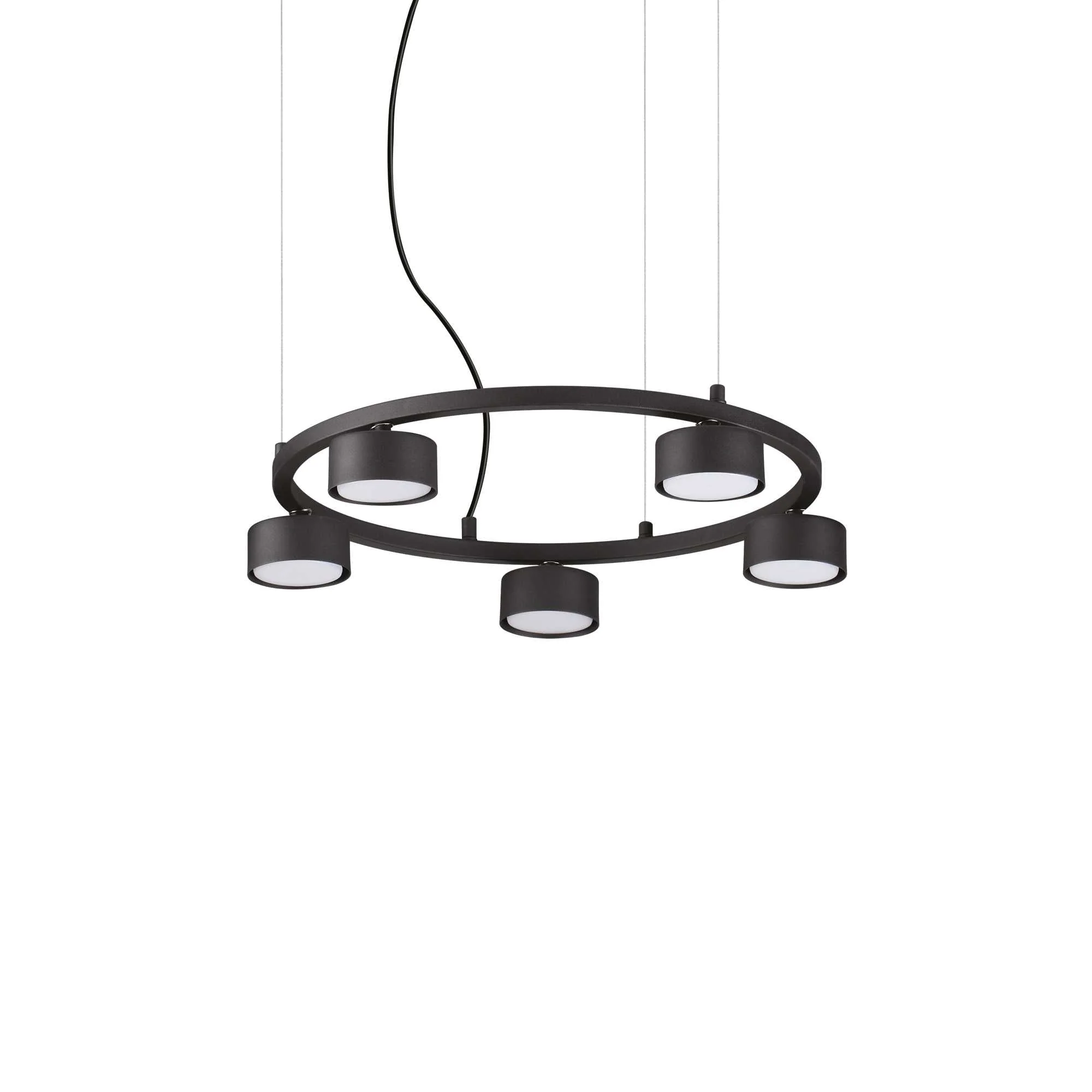 Minor LED Centre Ceiling Light - Black Finish