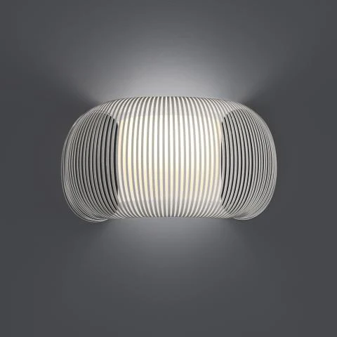 Mirta Wall lamp- Stone/ White Finishes