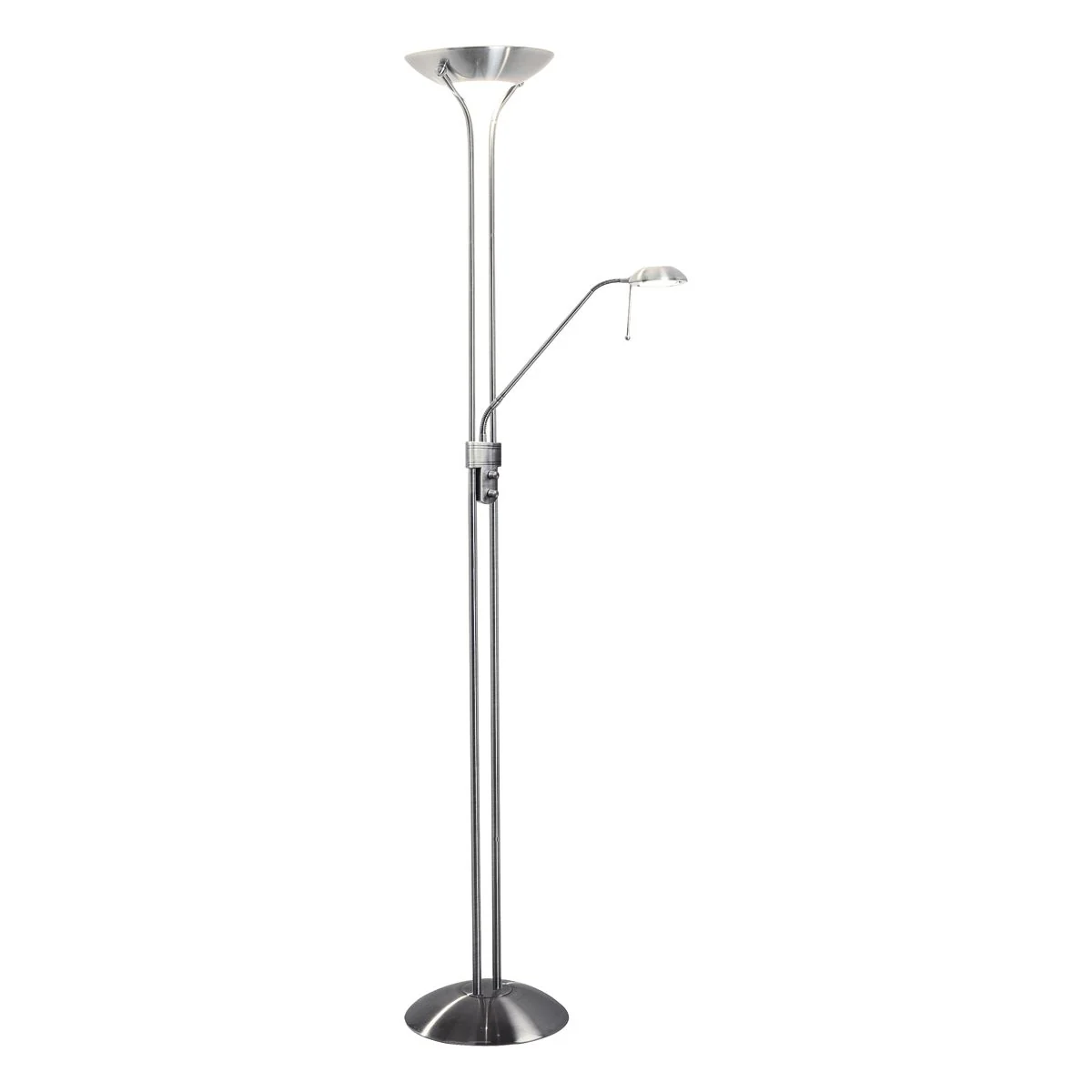 Montana Floor Lamp Antique Brass/Satin Chrome - Image 8