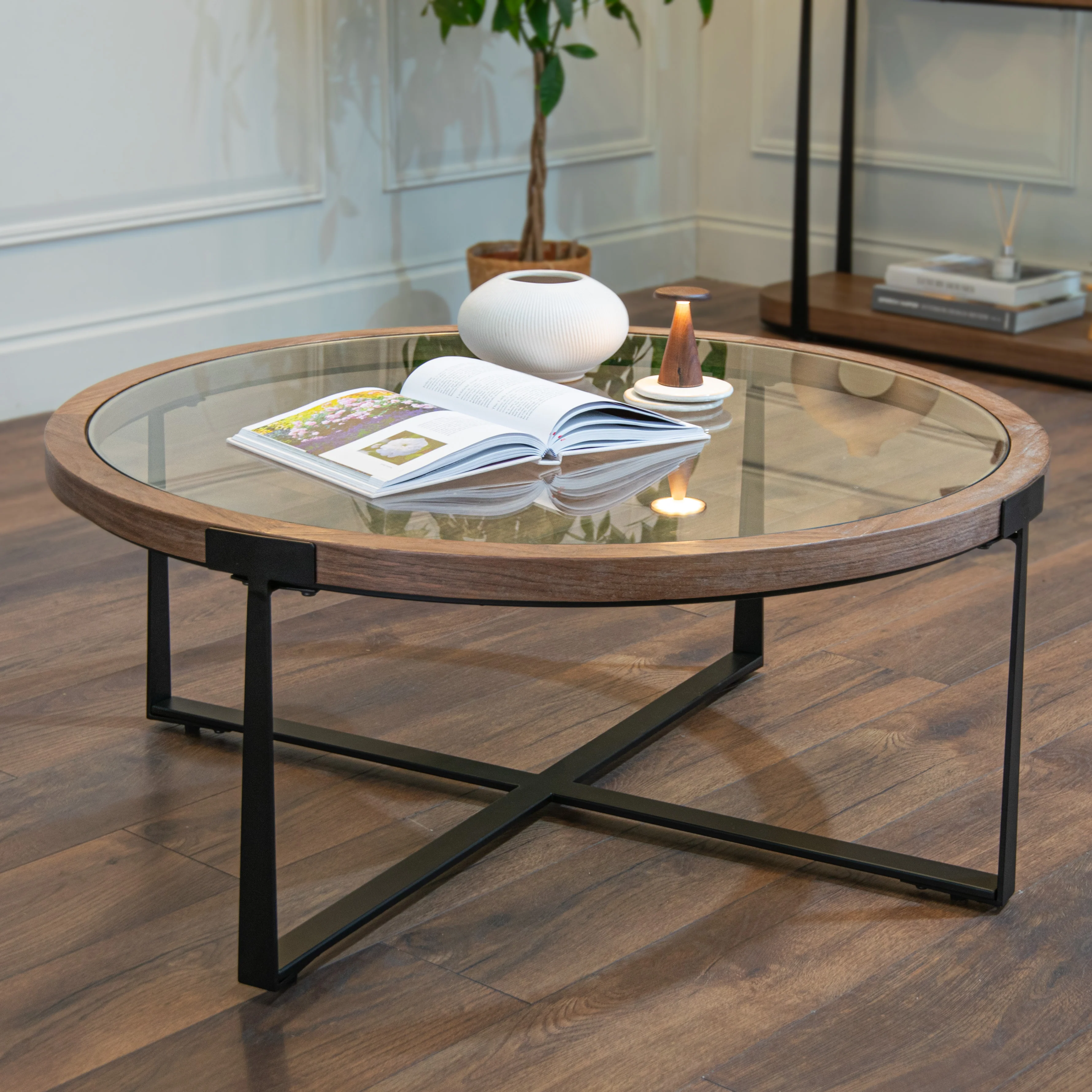 Morley Coffee Table - Natural Walnut - Image 2