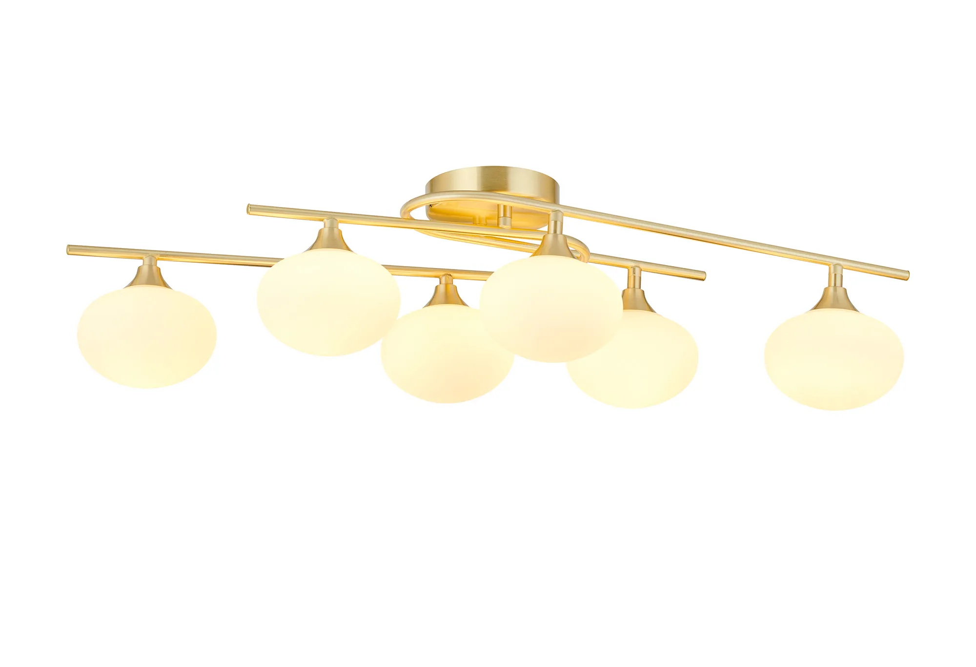 Morten 3/6lt Bathroom Flush Light- Various Finishes - Image 4