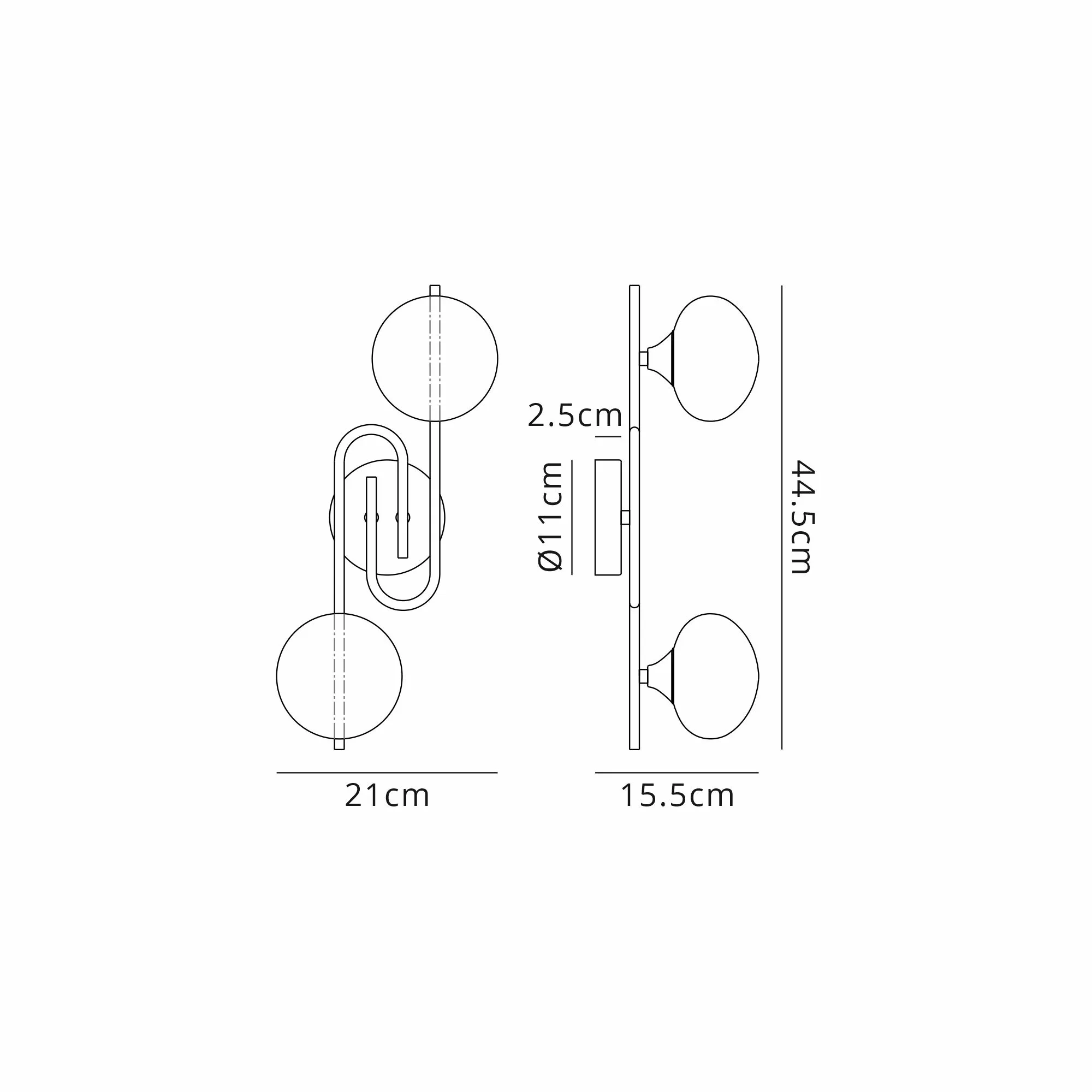 Morten Bathroom Wall/ Flush Light- Various Colors - Image 13