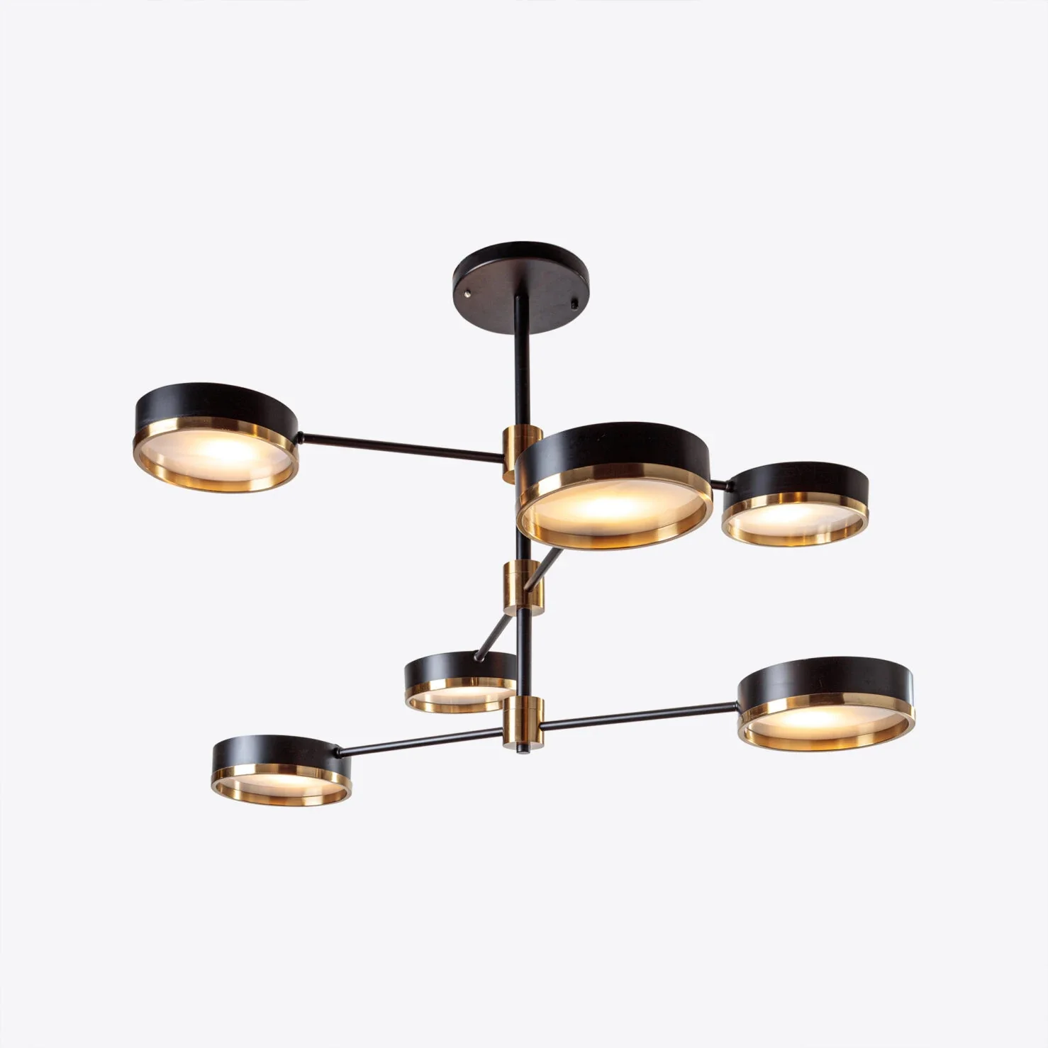 Moscow Tiered Chandelier- Black Finish
