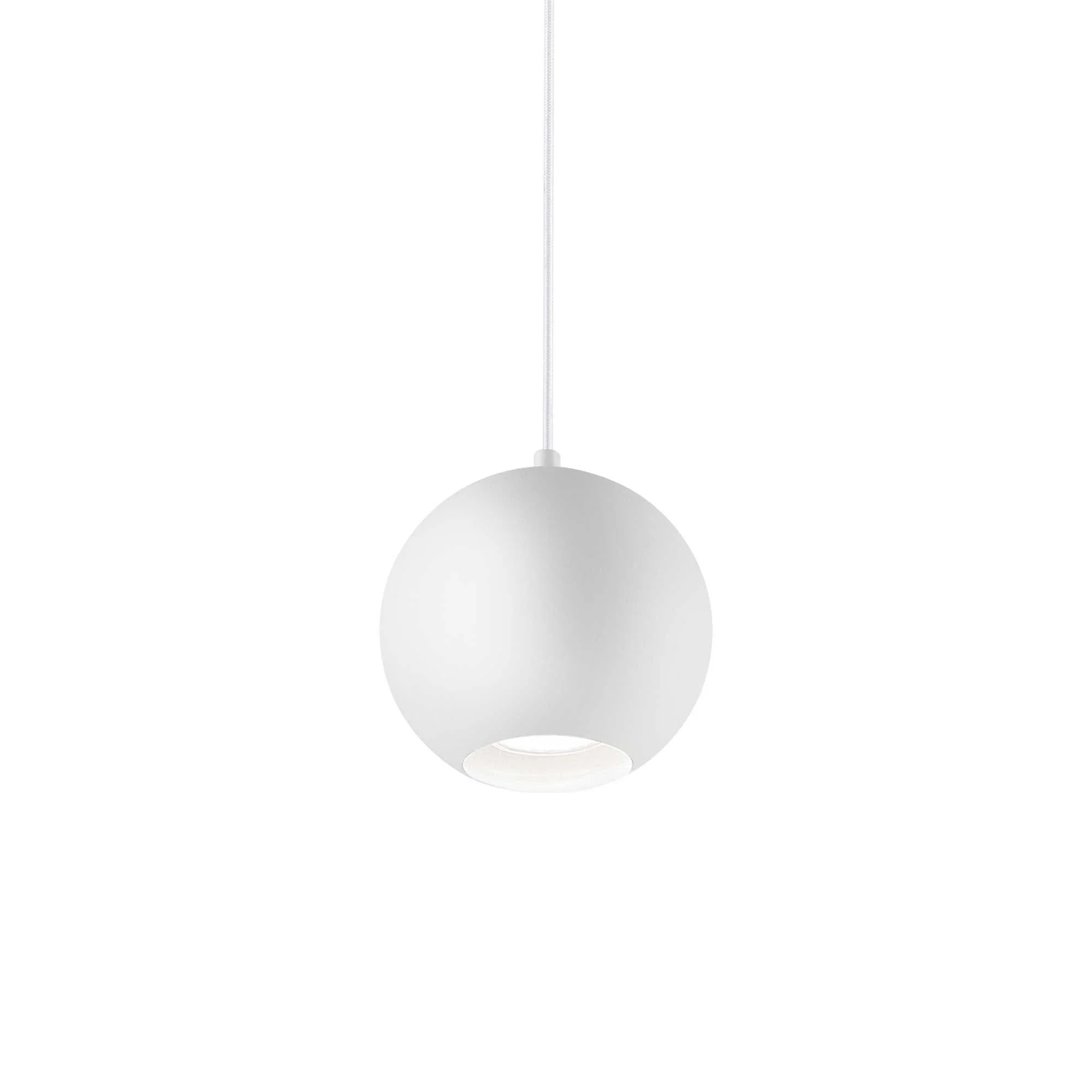 Mr Jack Small/Large Pendant Ceiling Light - White/Black/Chrome Finish