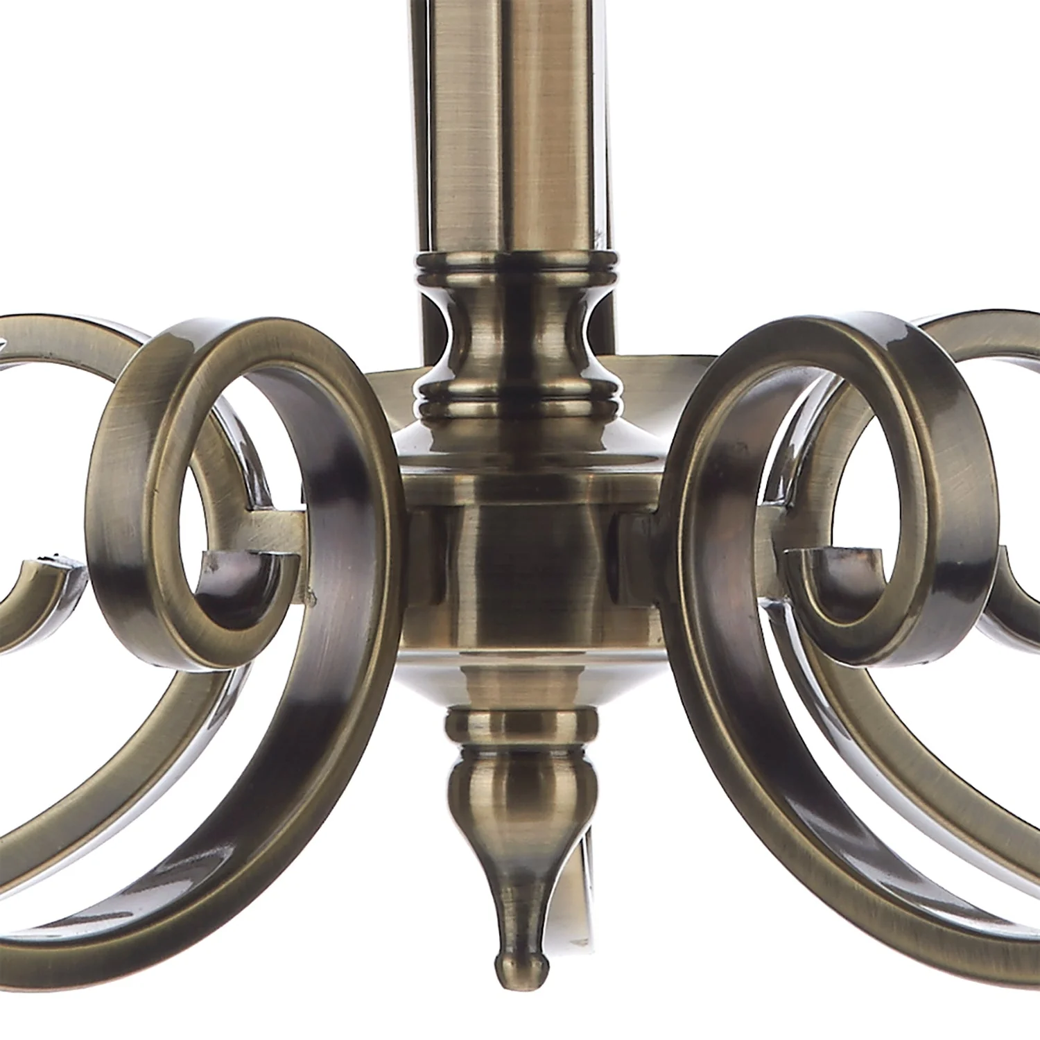 Murray 5/8Lt Centre Ceiling Dual Mount Light - Antique Brass/Polished Chrome - Image 18