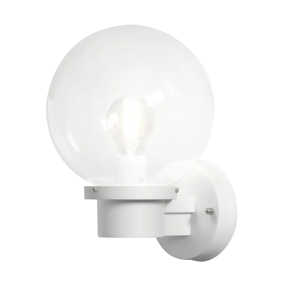 Nemi Up Light Matt Black/Matt White E27 IP44