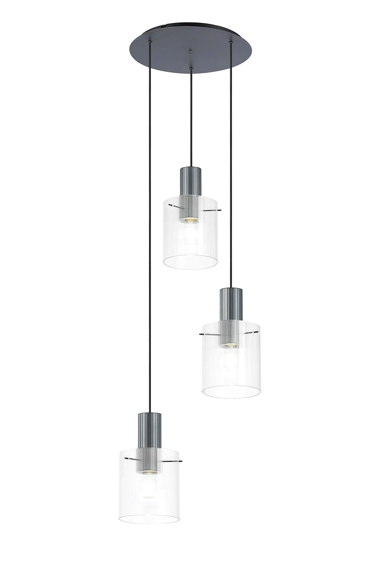 Hailey 3Lt Cluster Narrow Line Glass - Various Colours - Image 3