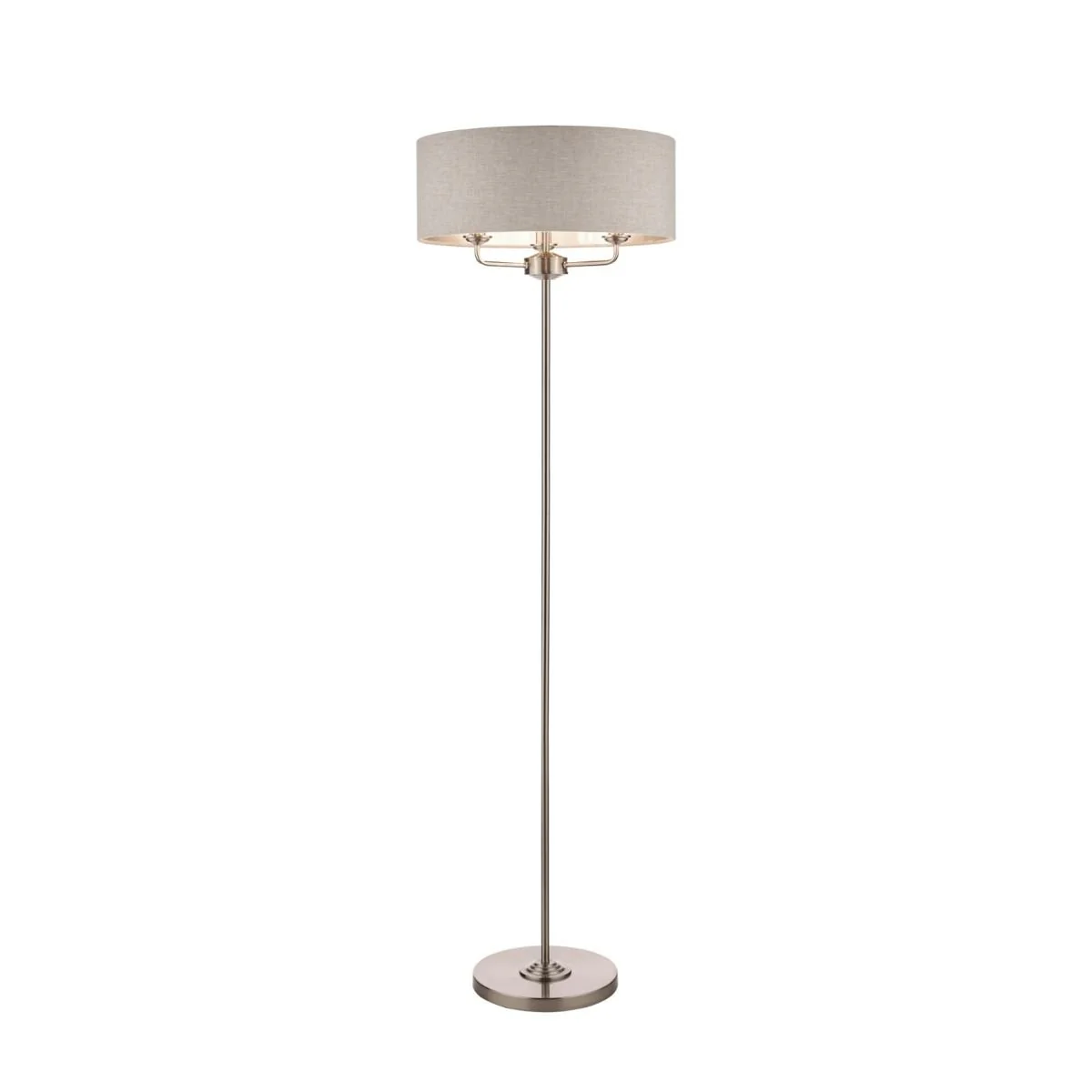 Sorrento 3 Light Classic Floor Lamp In Various Finishes