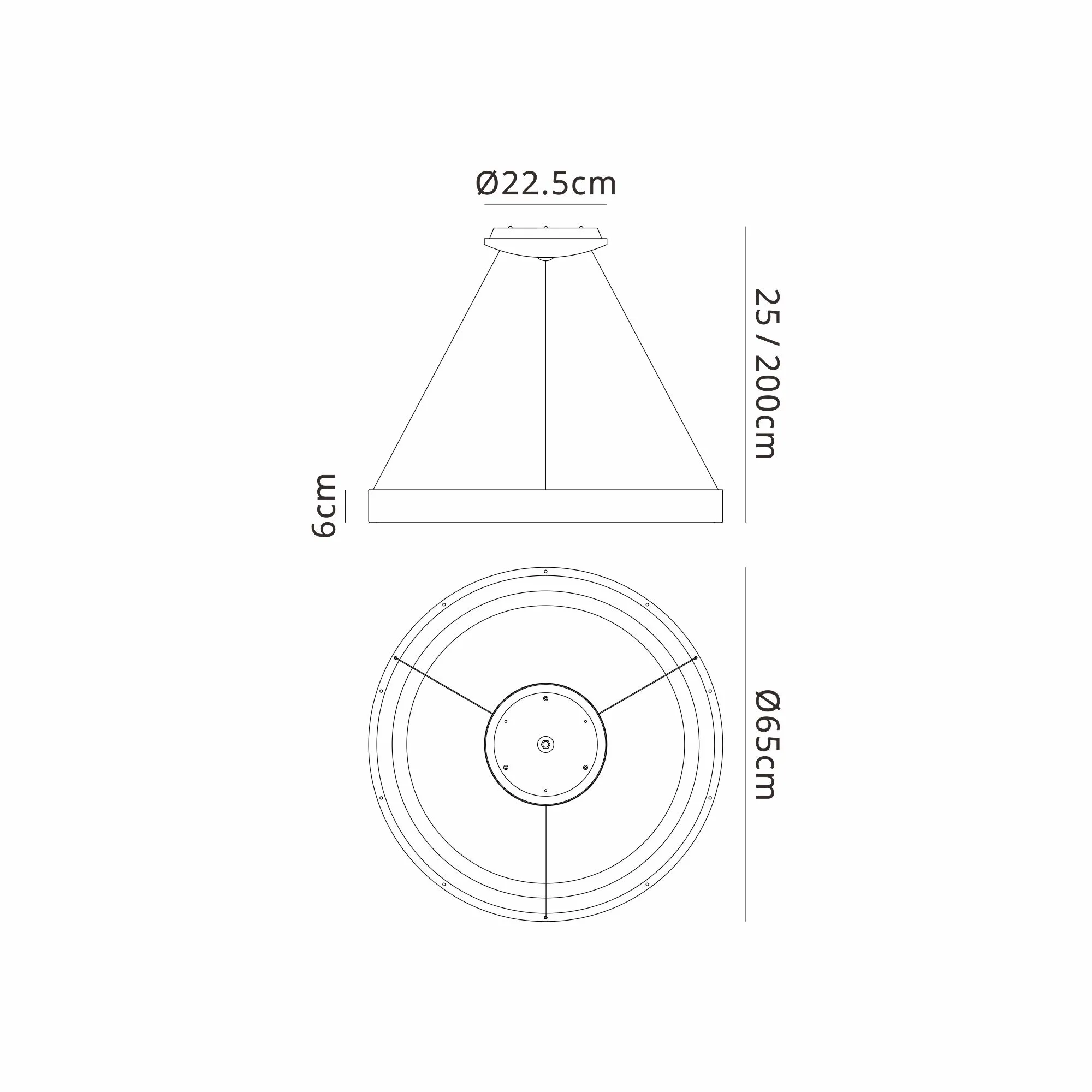 Niseko II Ring Pendant Tuneable Remote Control - Various Finishes & Colours - Image 34