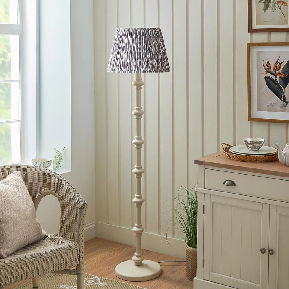 Nivara Ikat Floor Lamp In Various Finish B22 - Image 3