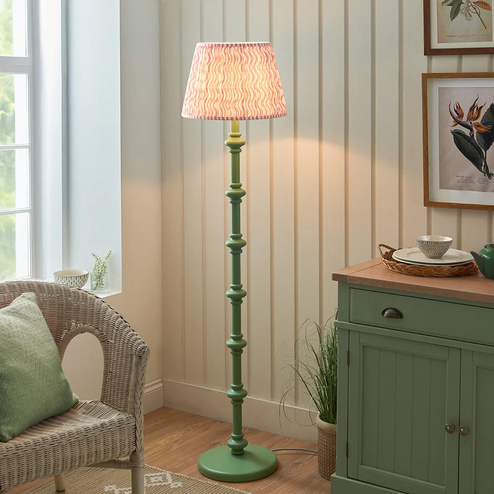 Nivara Ripple Floor Lamp In Various Finishes B22 - Image 38