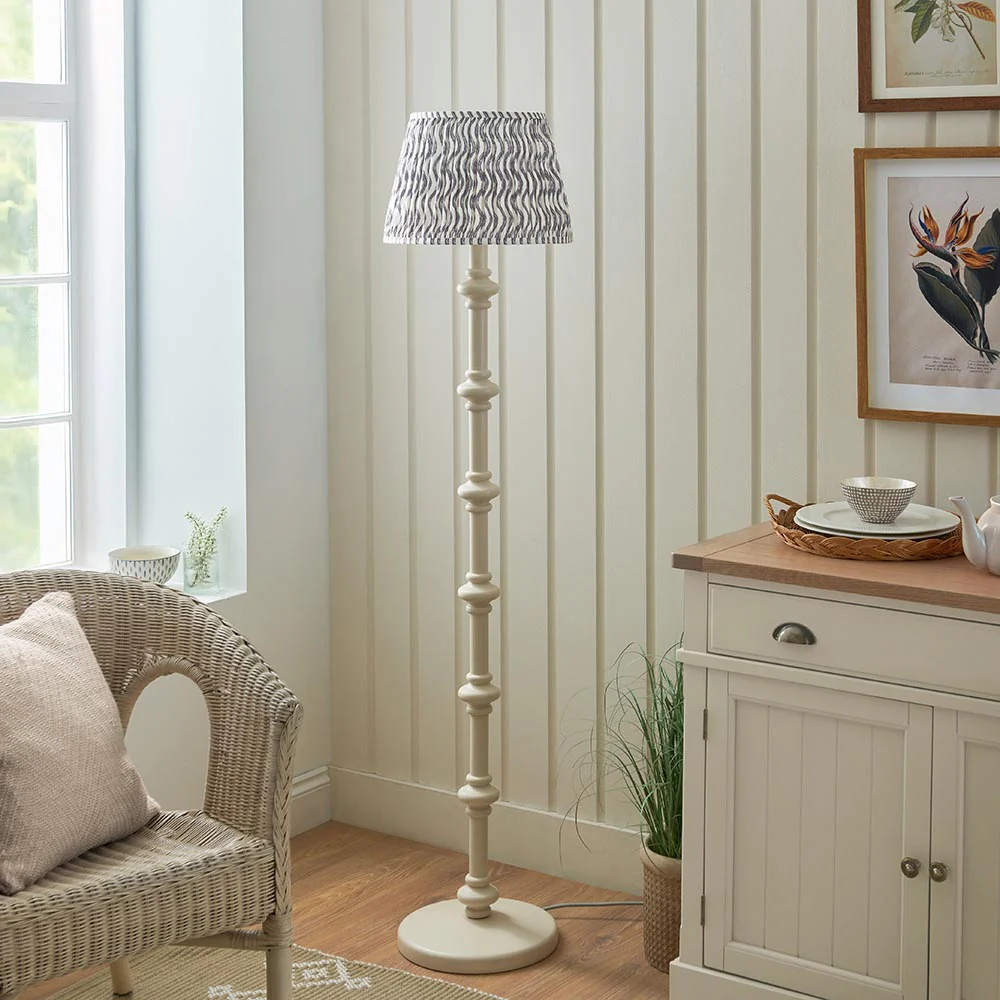 Nivara Ripple Floor Lamp In Various Finishes B22 - Image 47
