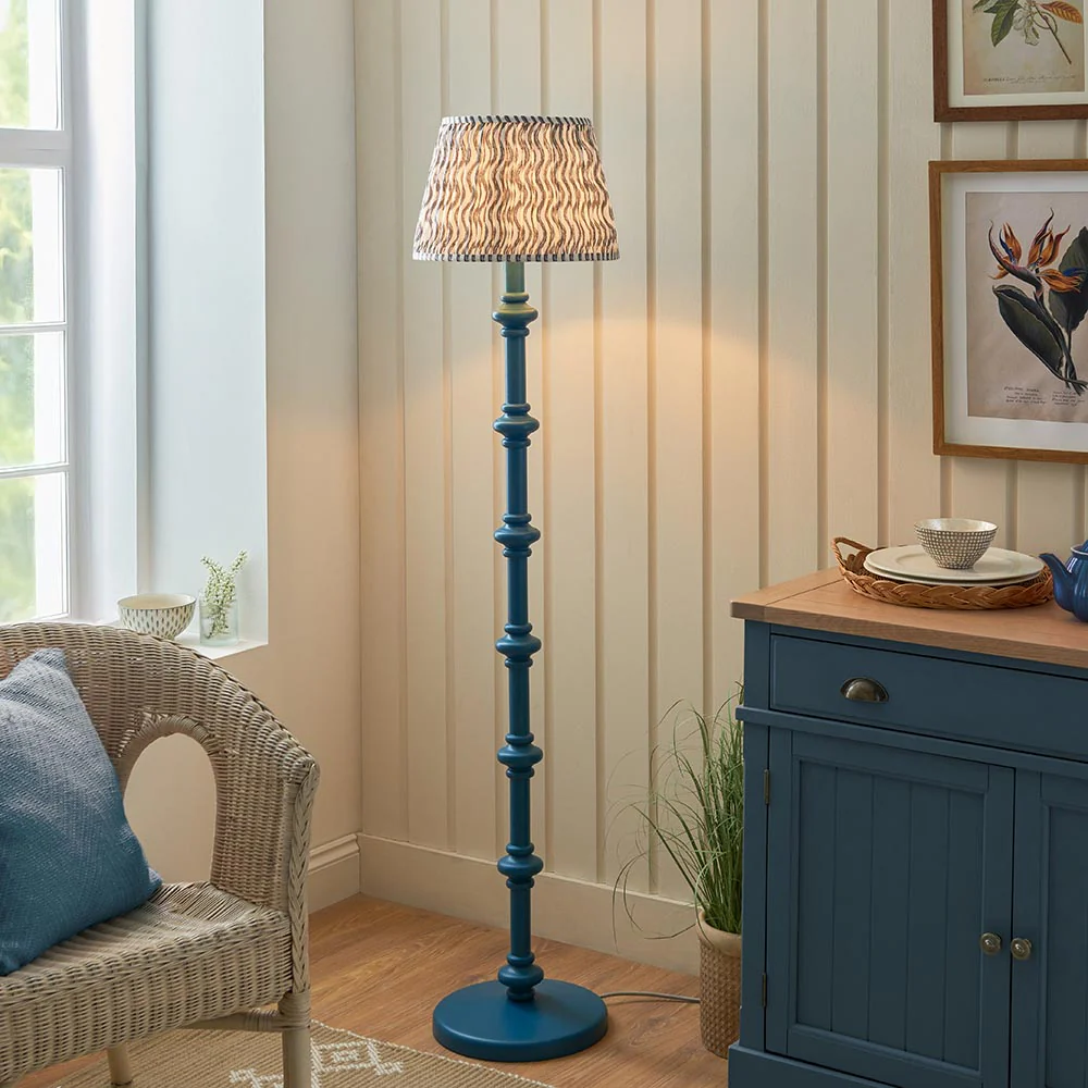 Nivara Ripple Floor Lamp In Various Finishes B22 - Image 54